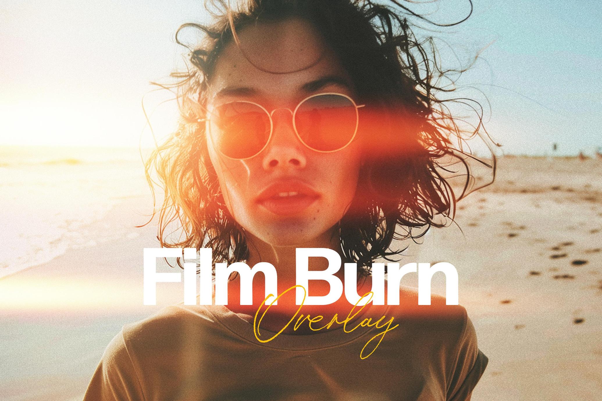 Film Burn Overlay Effect