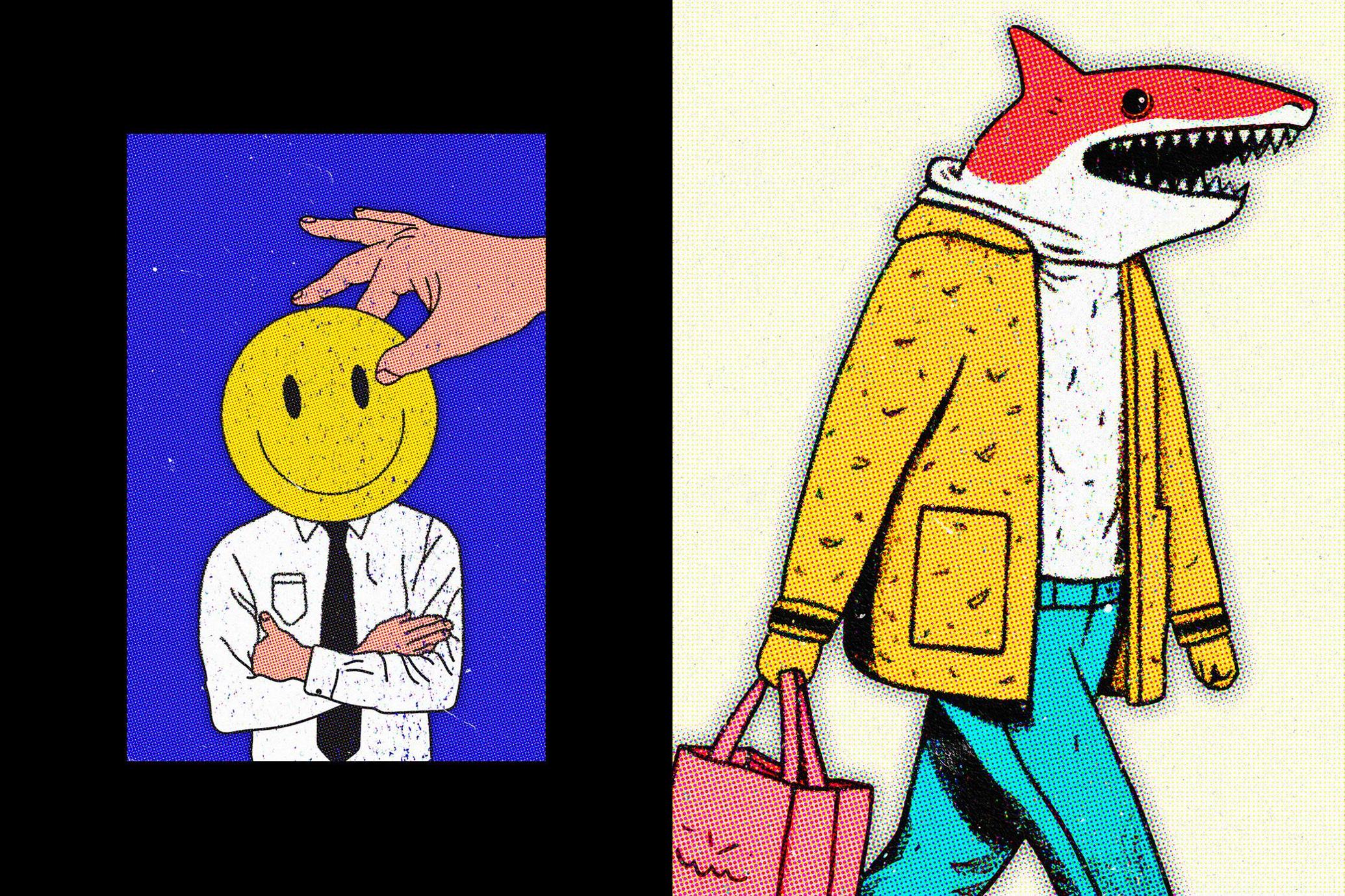 Retro Zine Print Effect