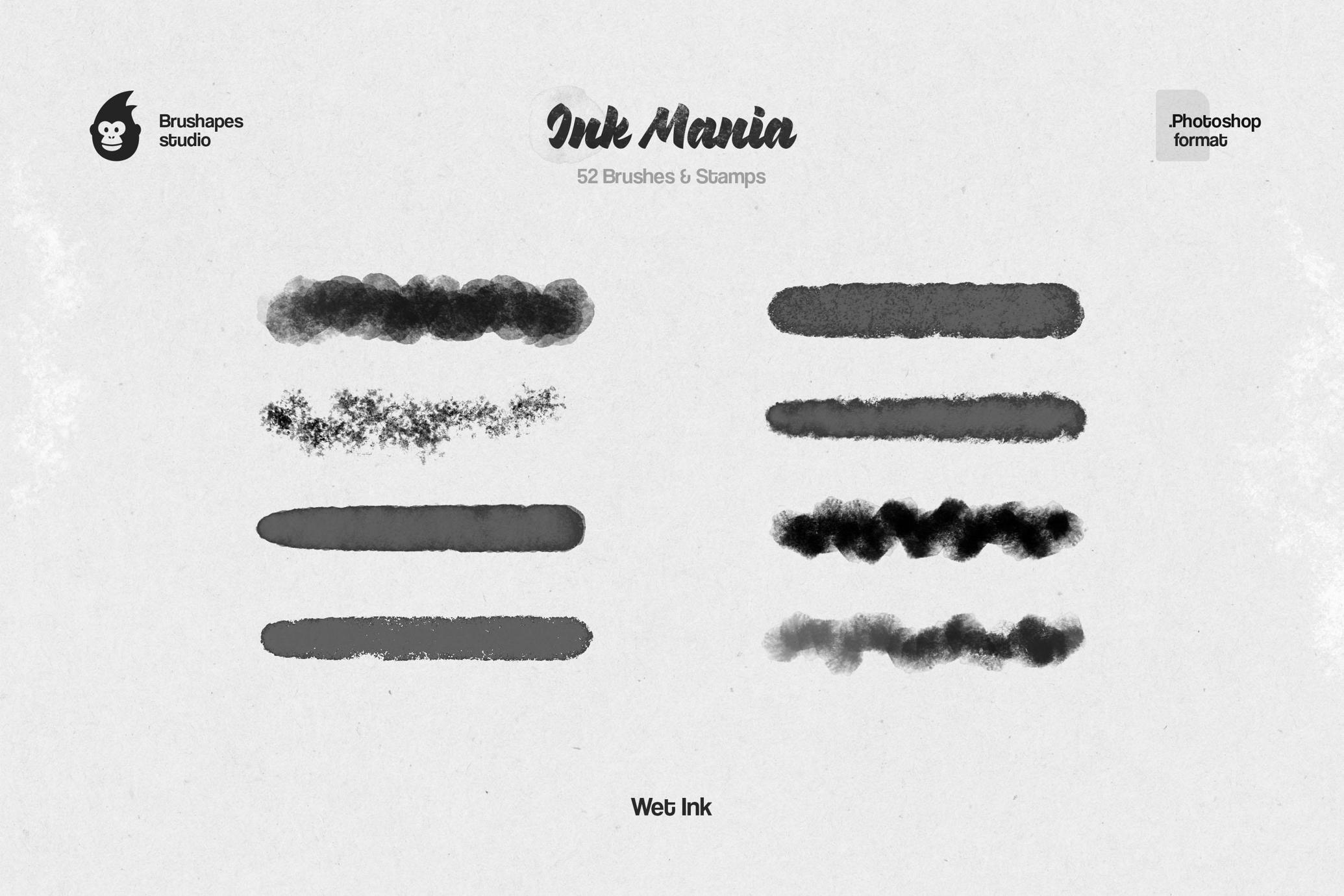 Ink Mania Photoshop Brushes