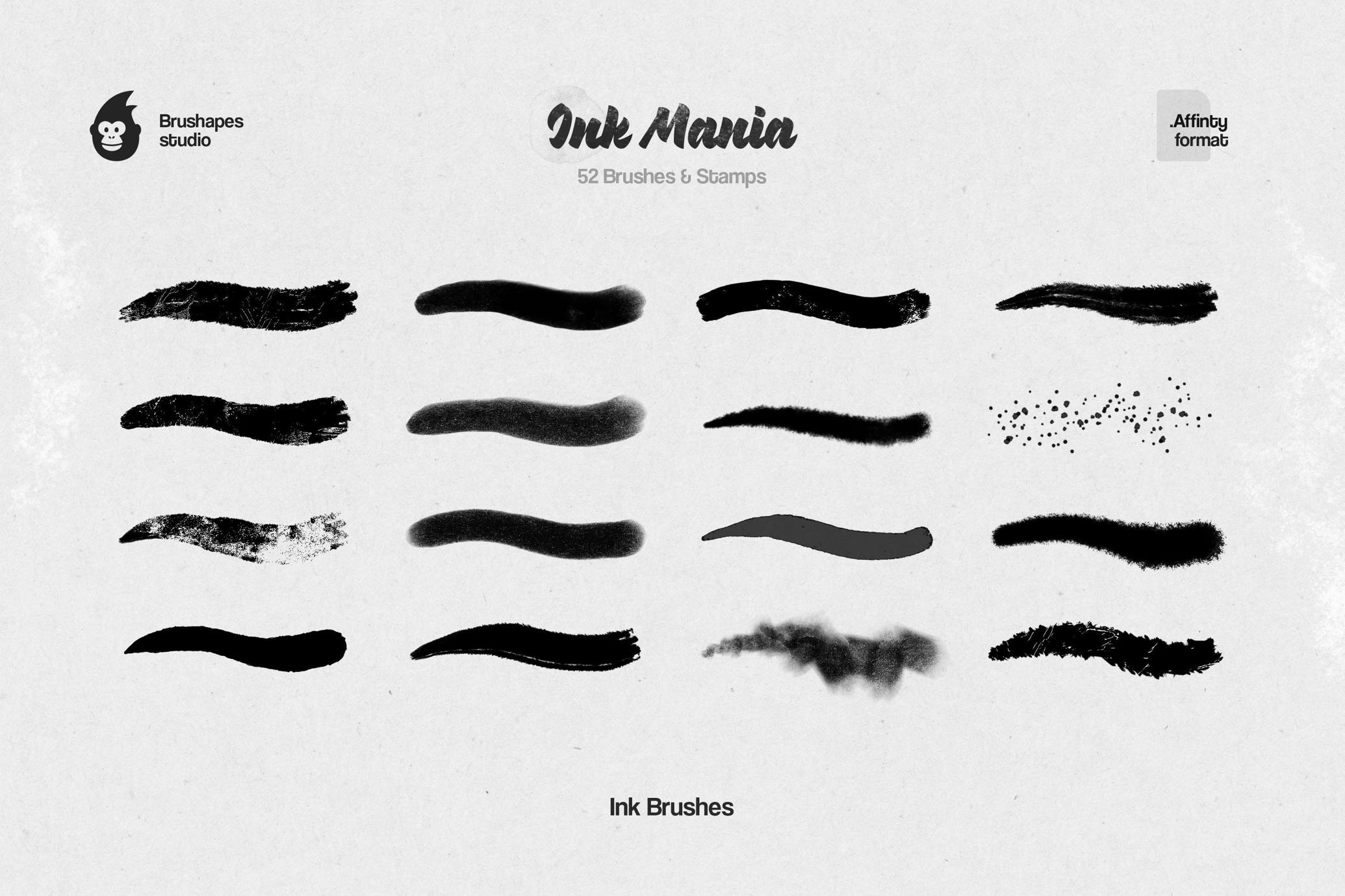 Ink Mania Affinity Brushes