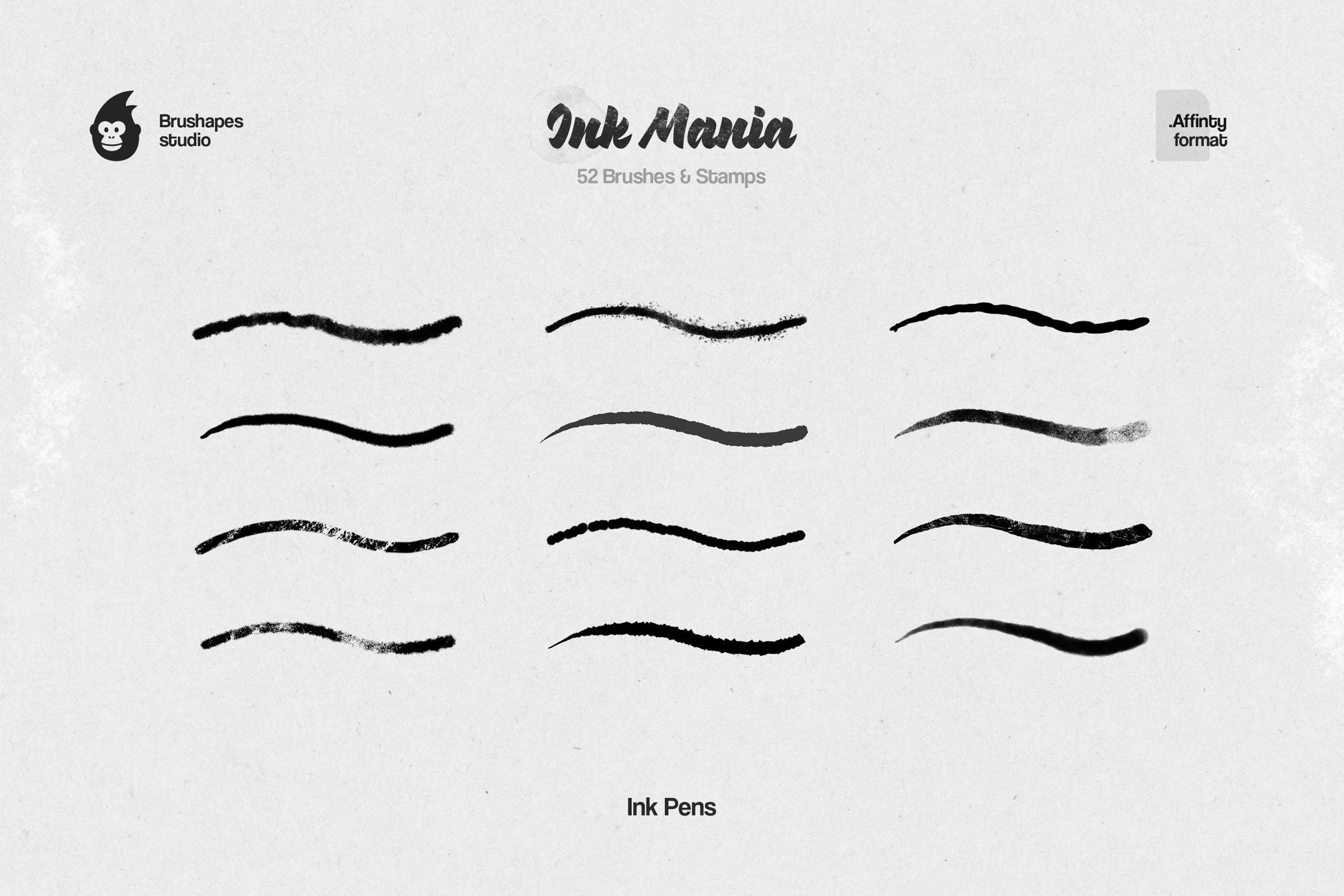 Ink Mania Affinity Brushes