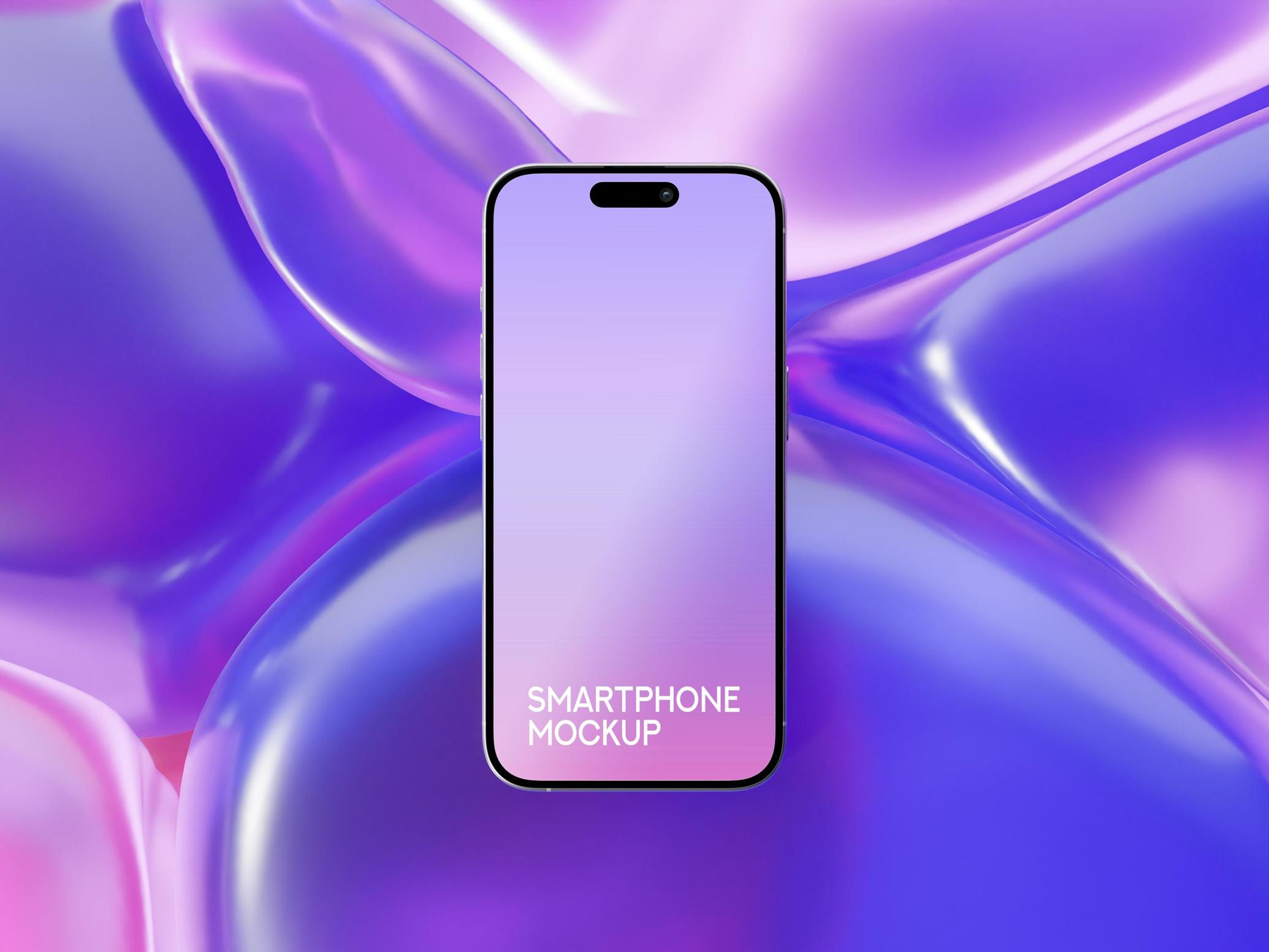 iPhone 16 Pro Mockup Boba Cube
