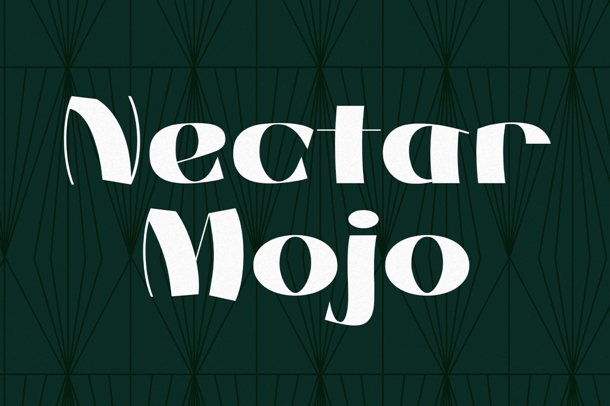 Nectar Mojo - Art Deco Typeface
