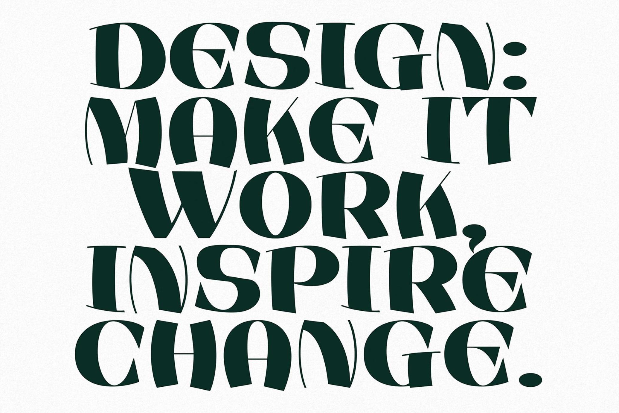Nectar Mojo - Art Deco Typeface