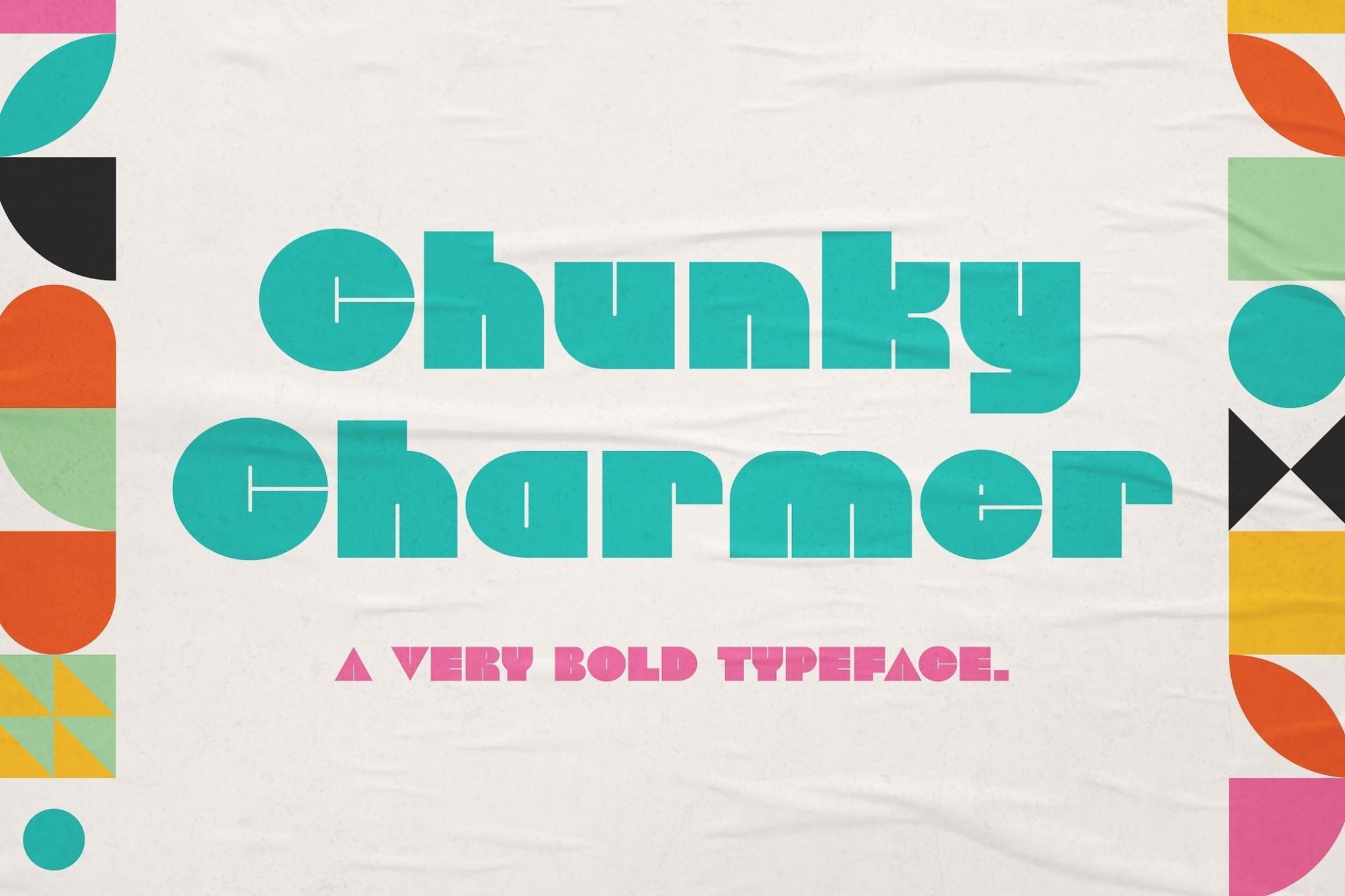 Chunky Charmer - Bold Typeface