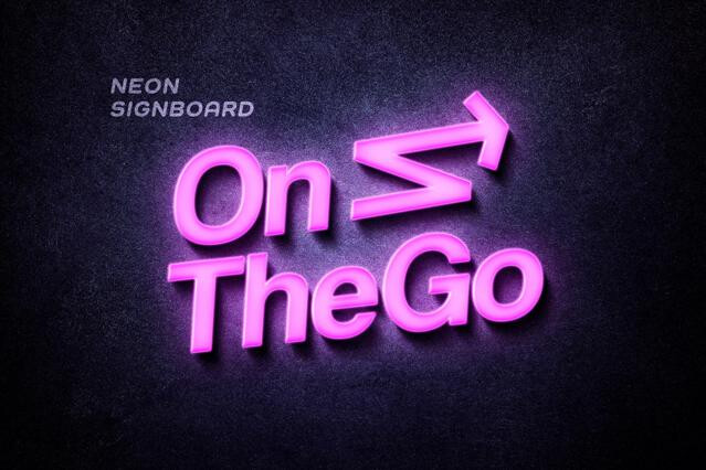 Purple Neon Mockup