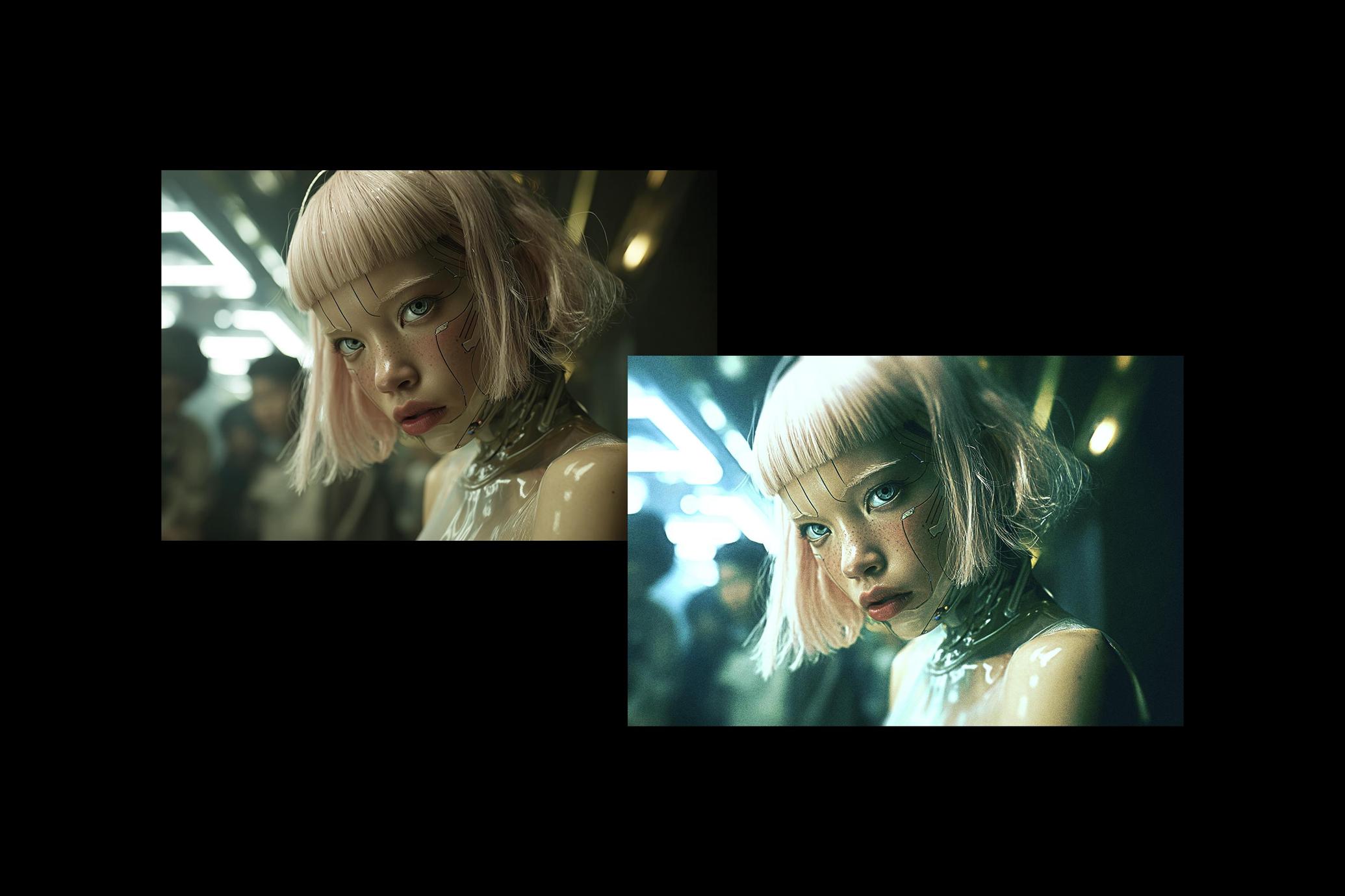 Cold Cinematic Photo Effect