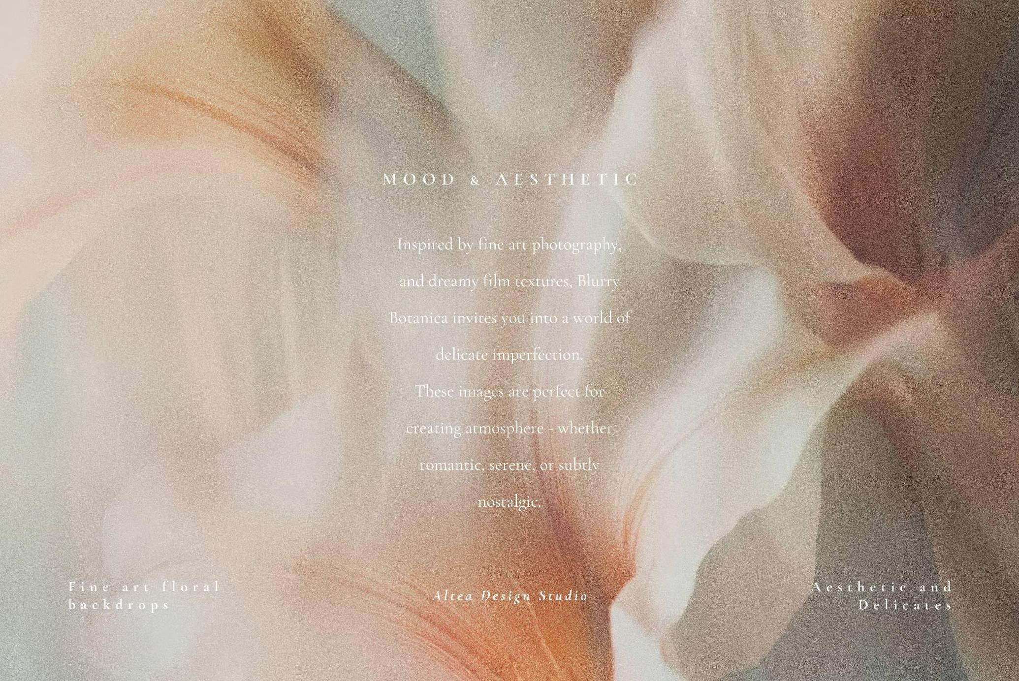 Aesthetic Blurry Floral Backgrounds
