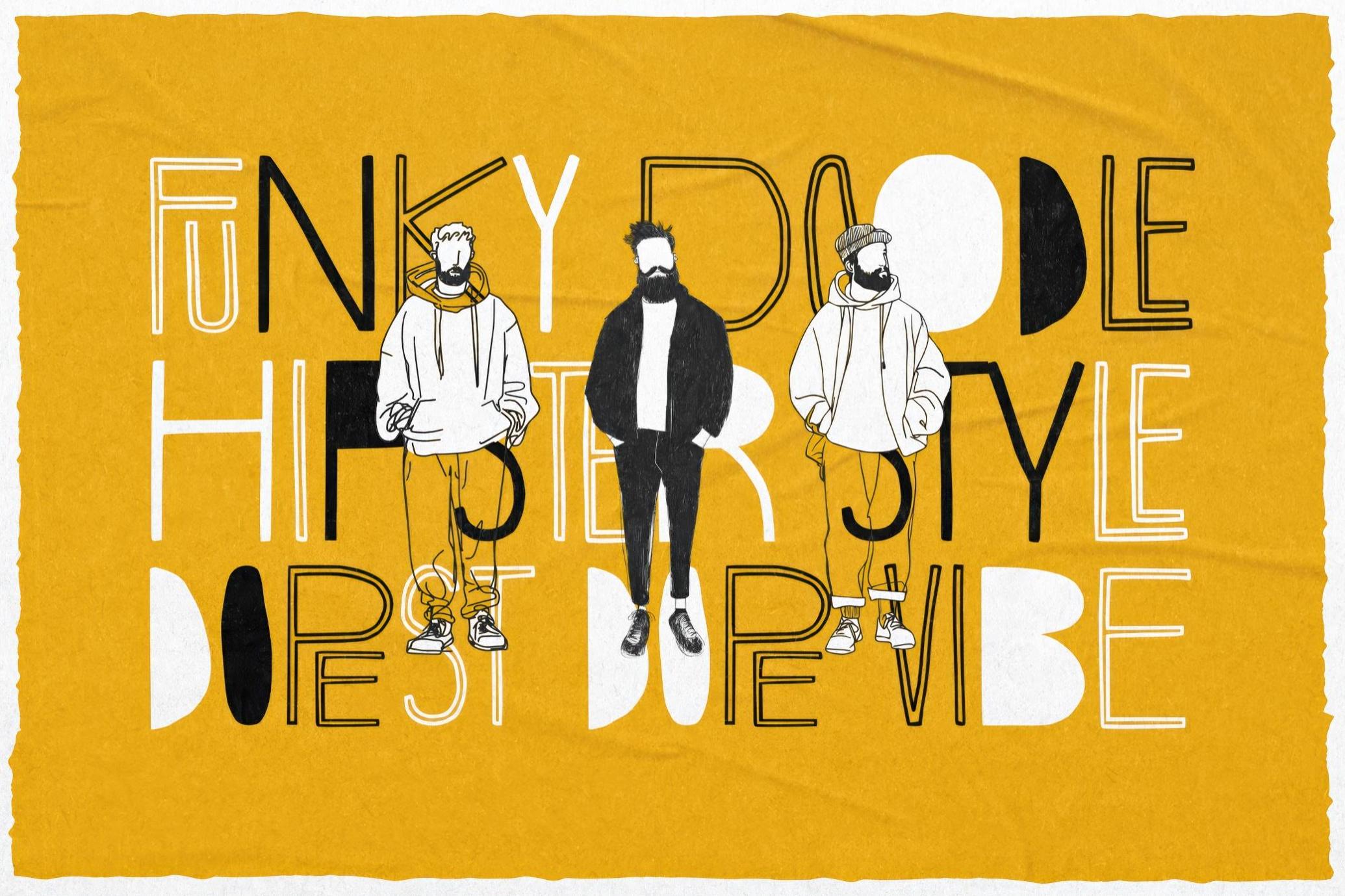 Skinny Pop Doodle Font