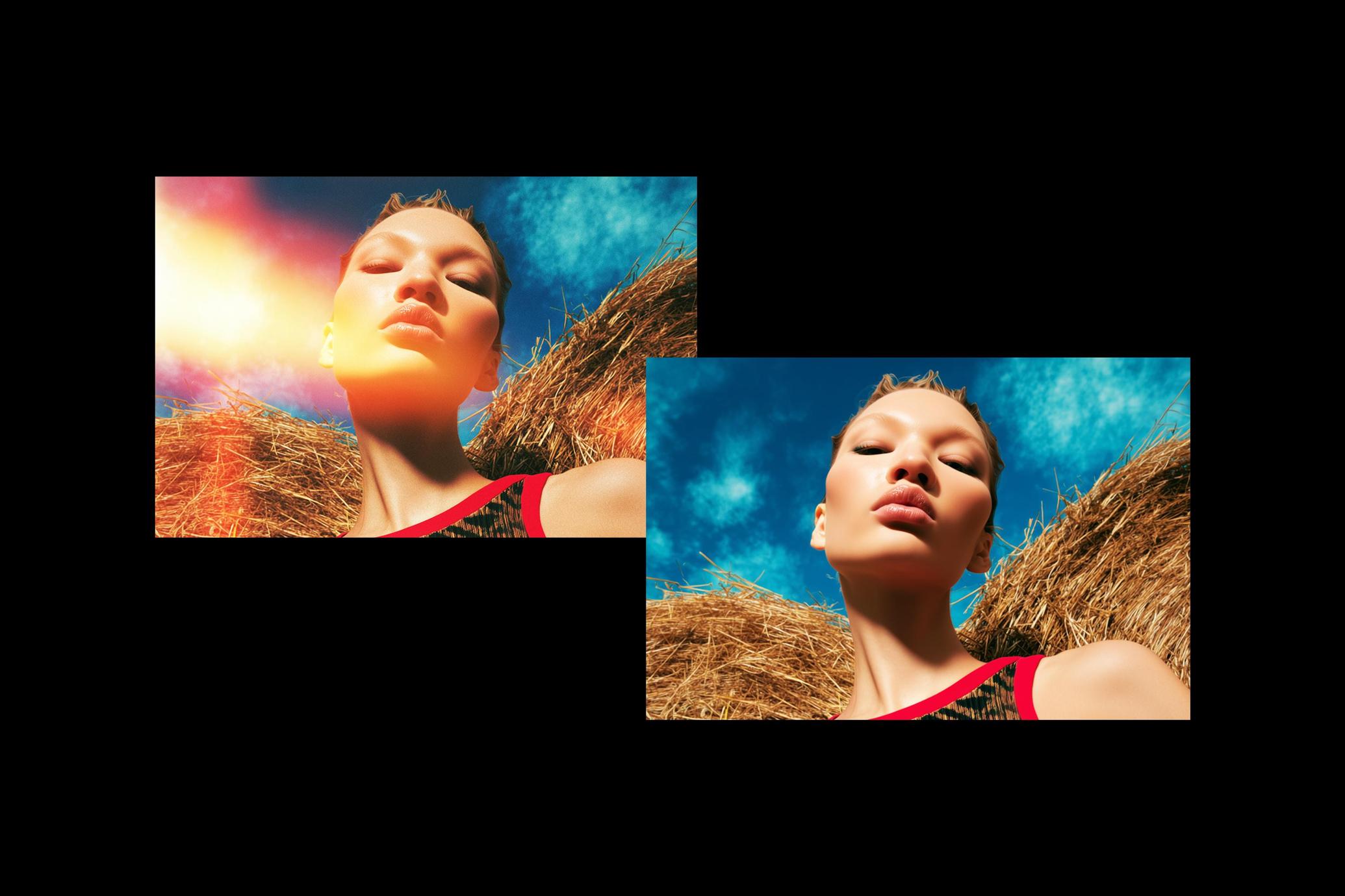 Film Burn Photo Effect