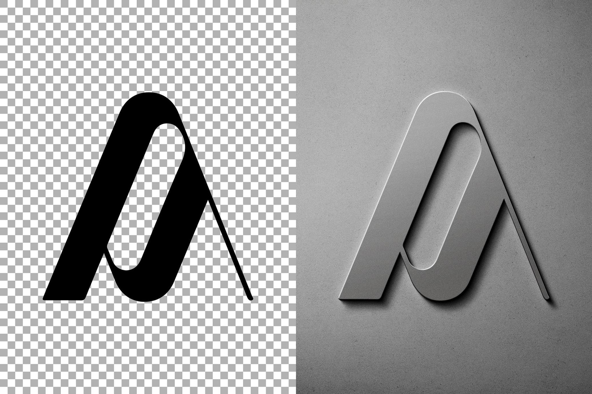 Stainless Metal Sign Mockups