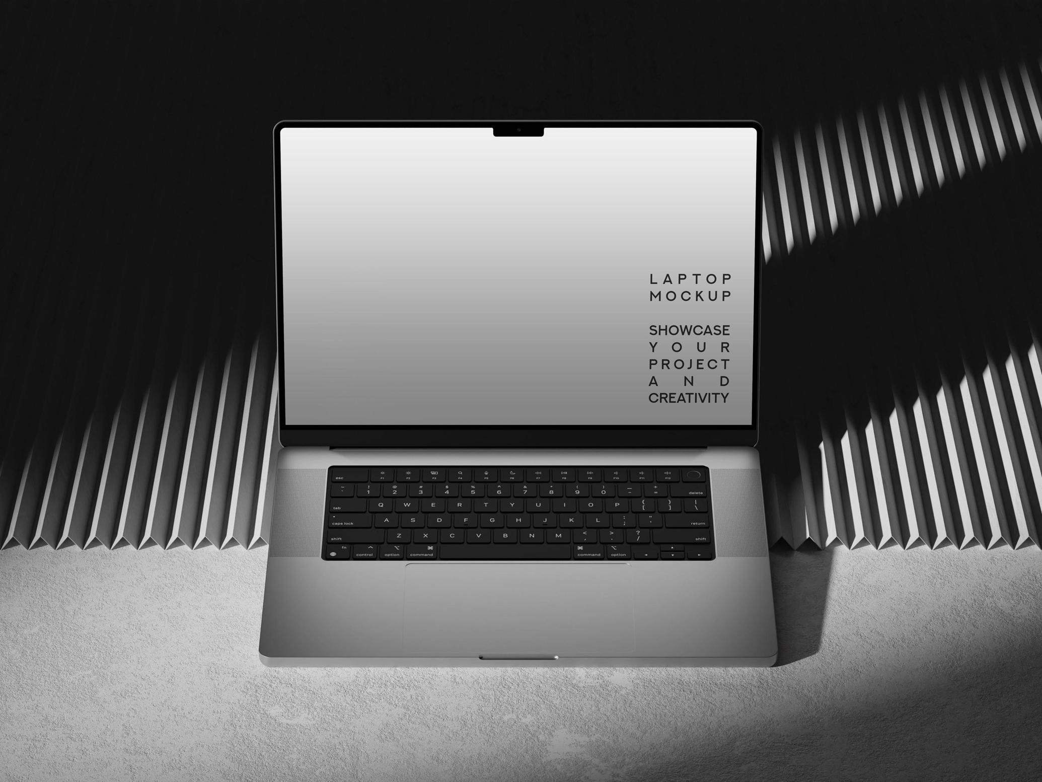 Macbook Mockup Sharp Edges Series