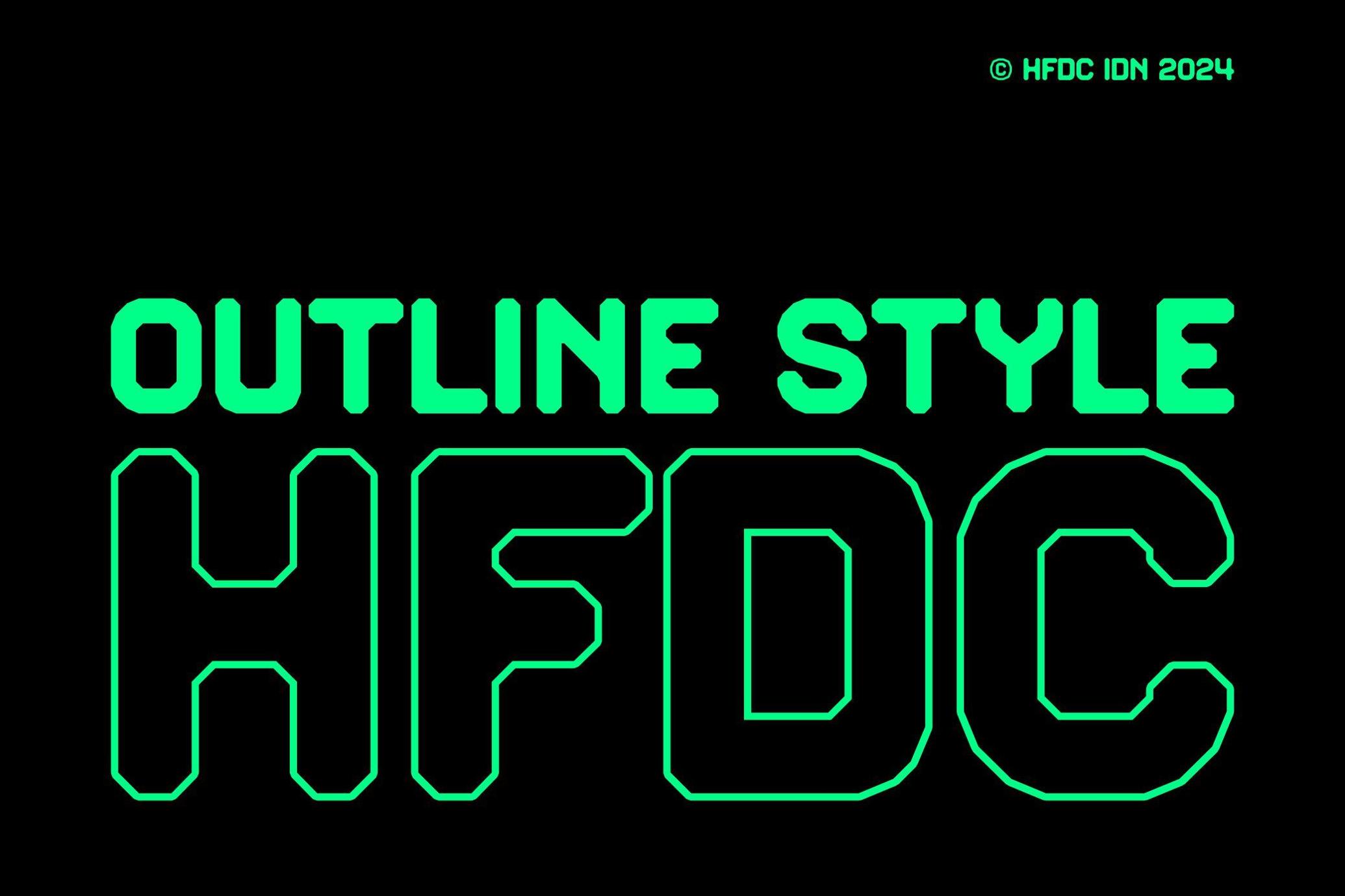 HF Lorflo Display Font