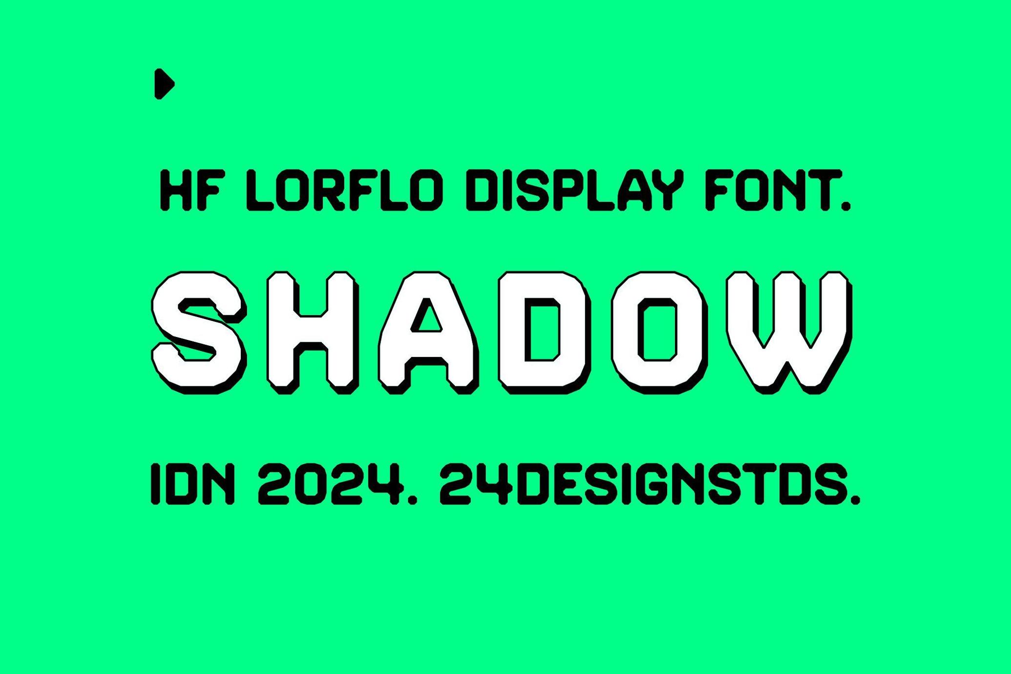 HF Lorflo Display Font