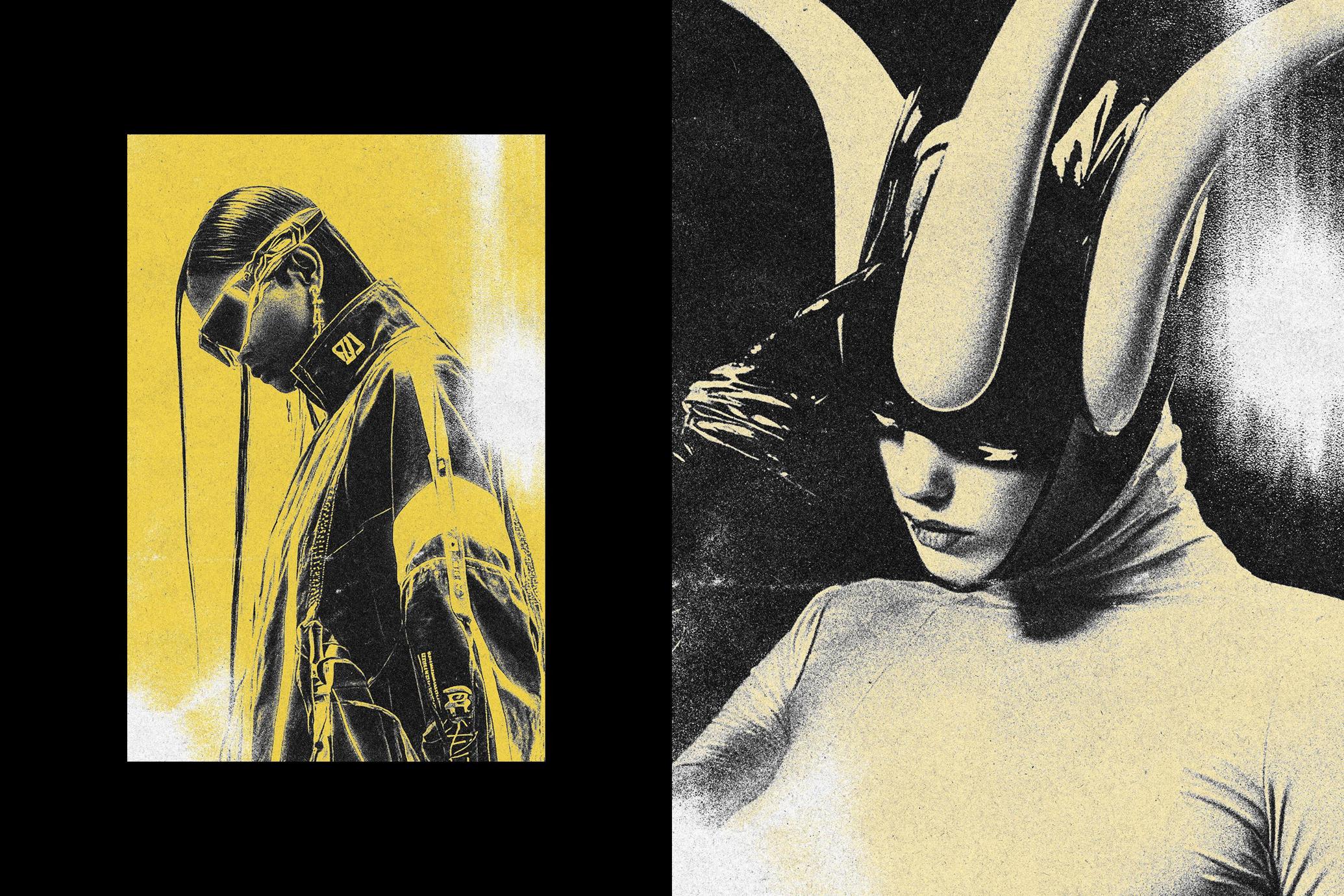 Grunge Risoprint Photo Effect