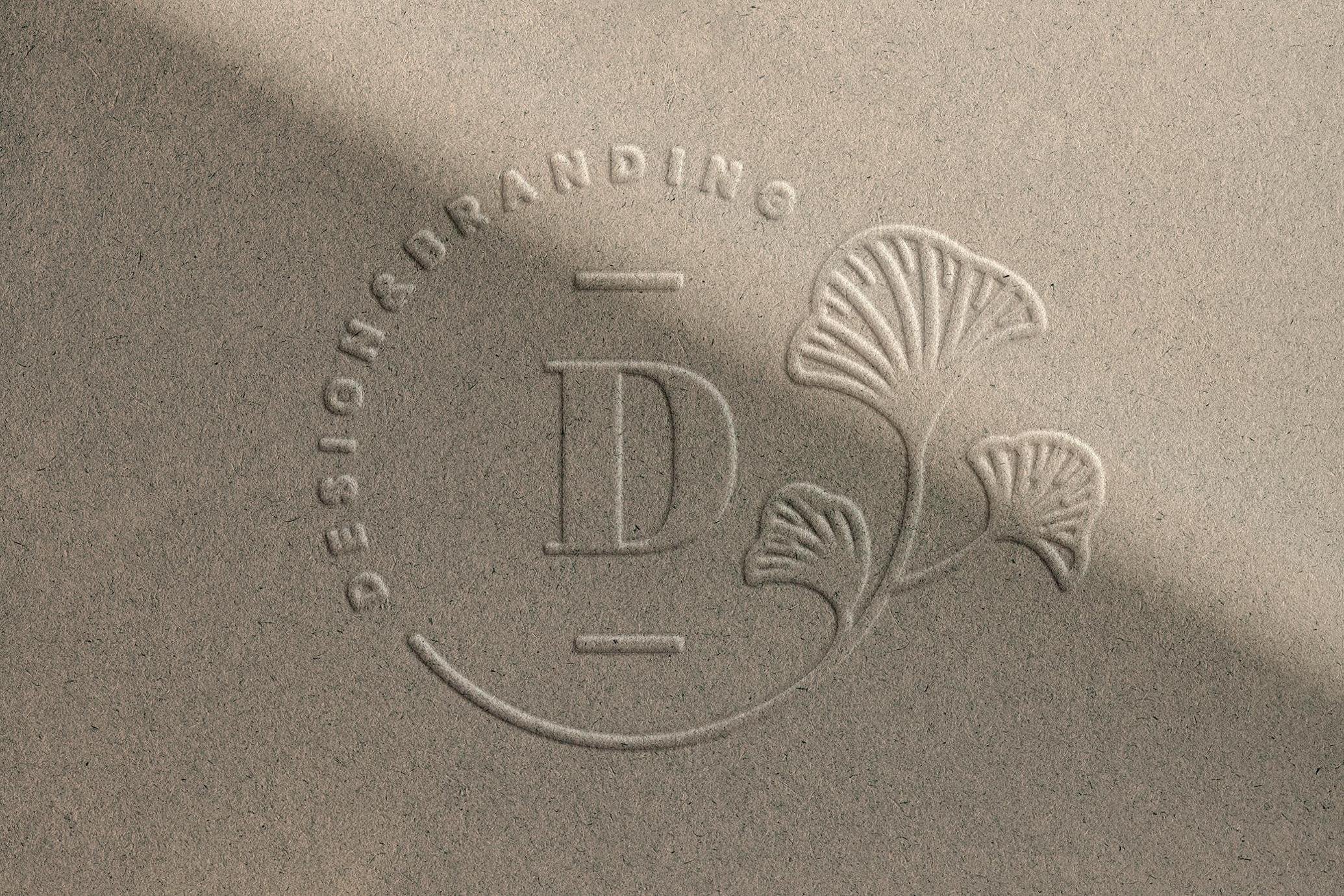 Embossed Paper Mockup