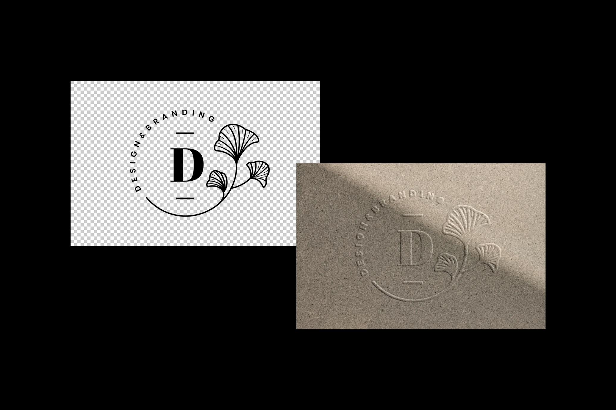 Embossed Paper Mockup