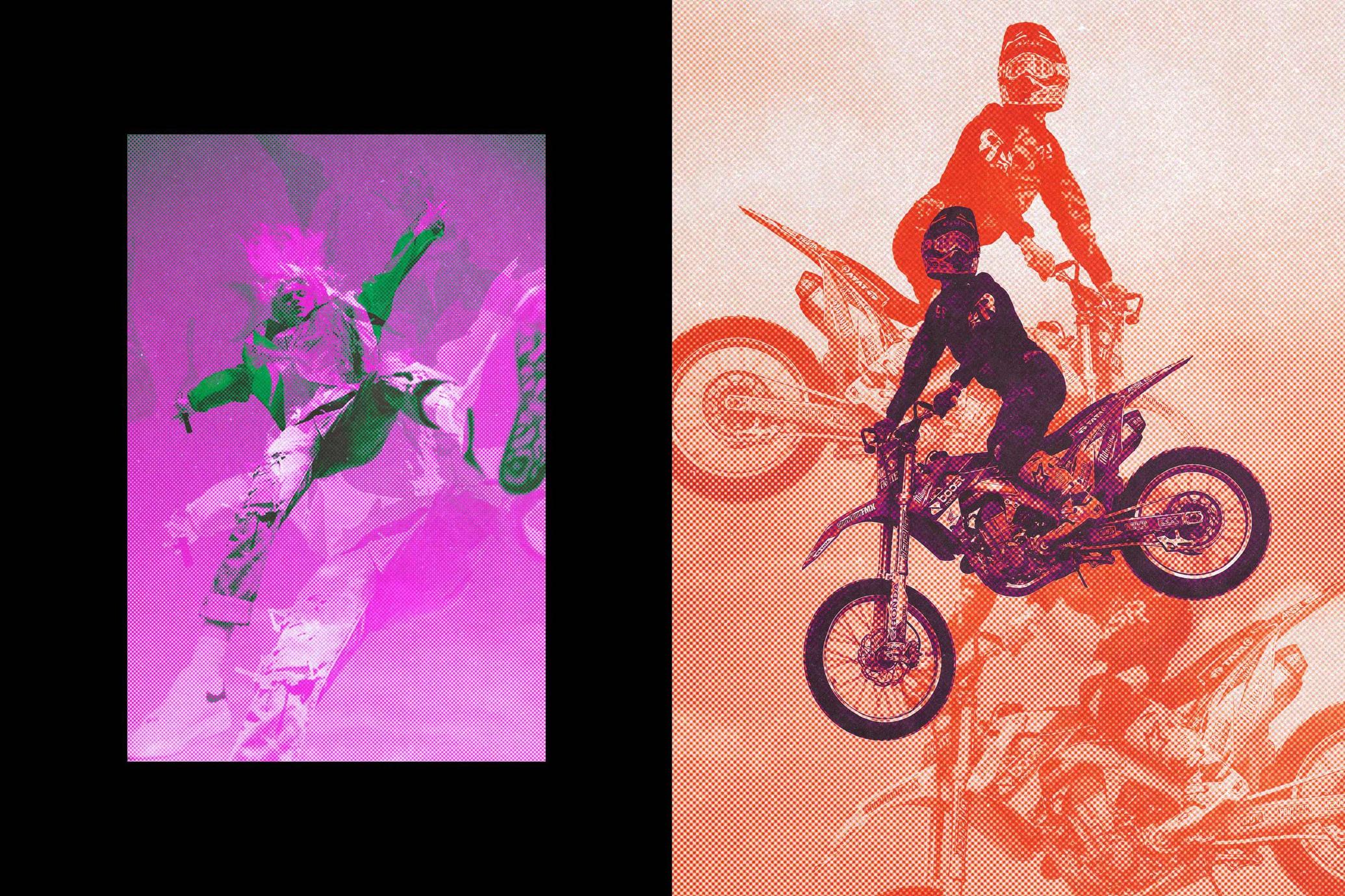 Colorful Exposure Poster Effect