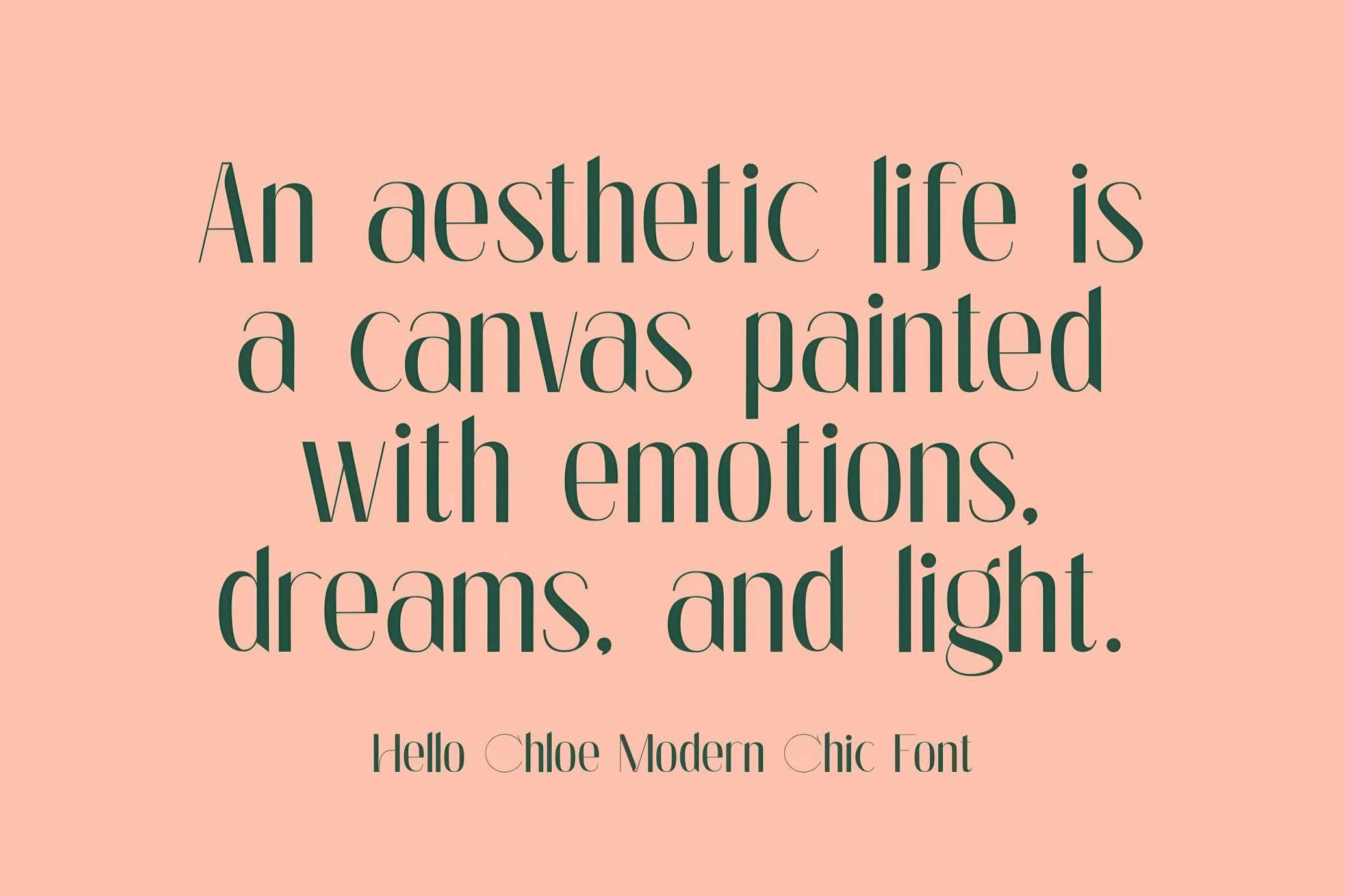 Hello Chloe Sans Serif