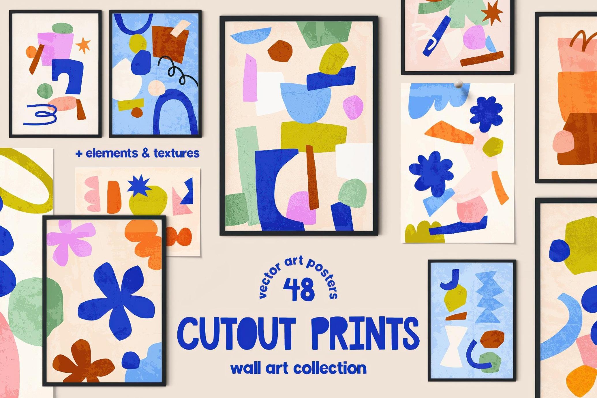 Cutout Prints — Wall Art Collection
