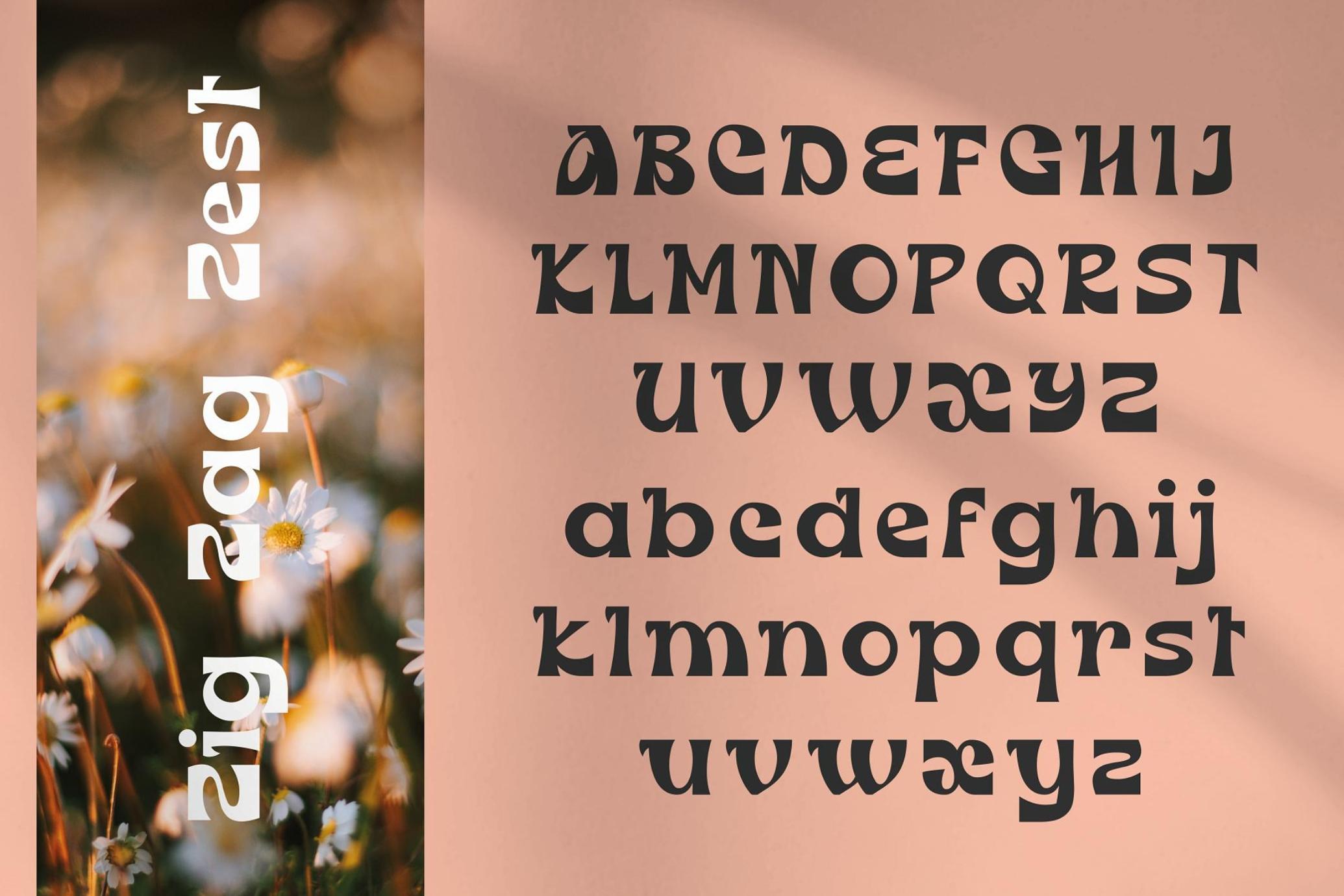 Zig Zag Zest - Quirky Typeface
