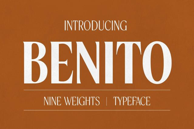 Benito - Timeless Typeface