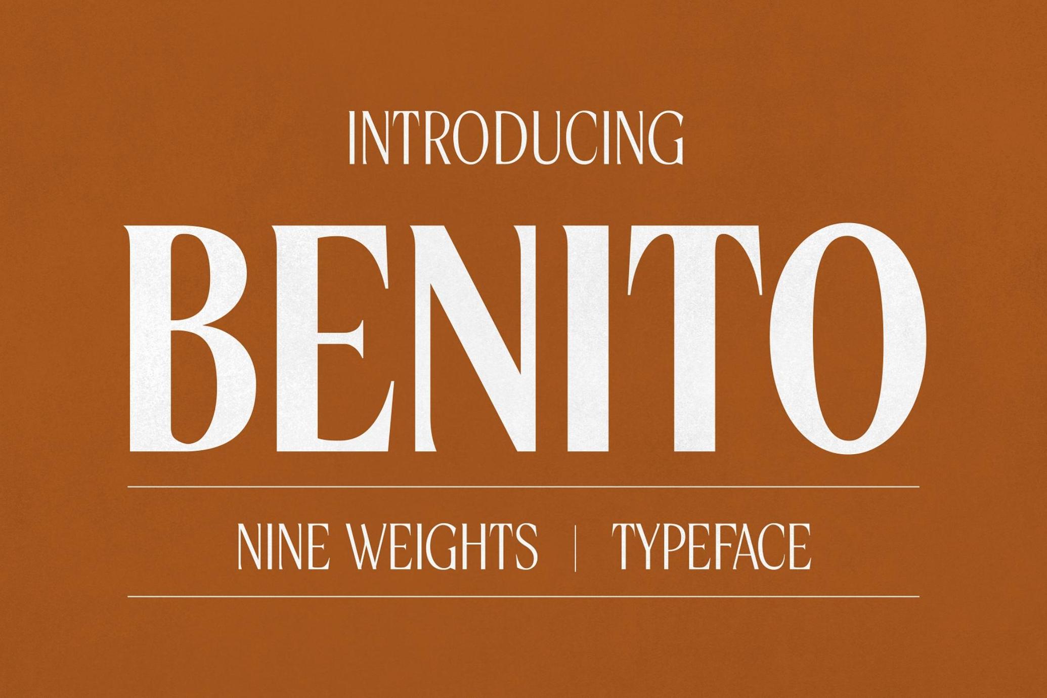 Benito - Timeless Typeface