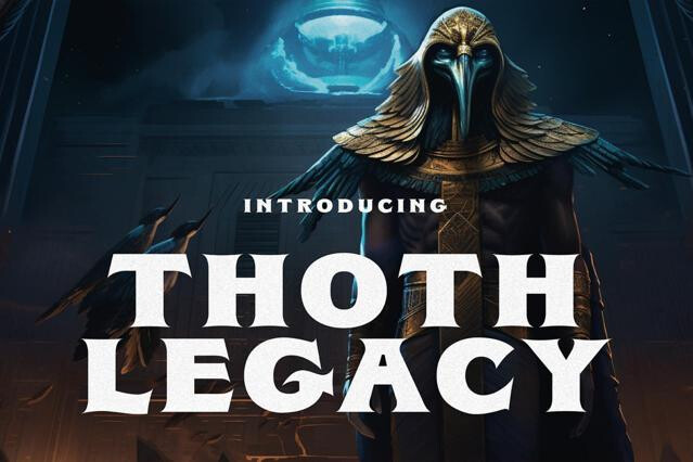 Thoth Legacy - Egyptian Typeface
