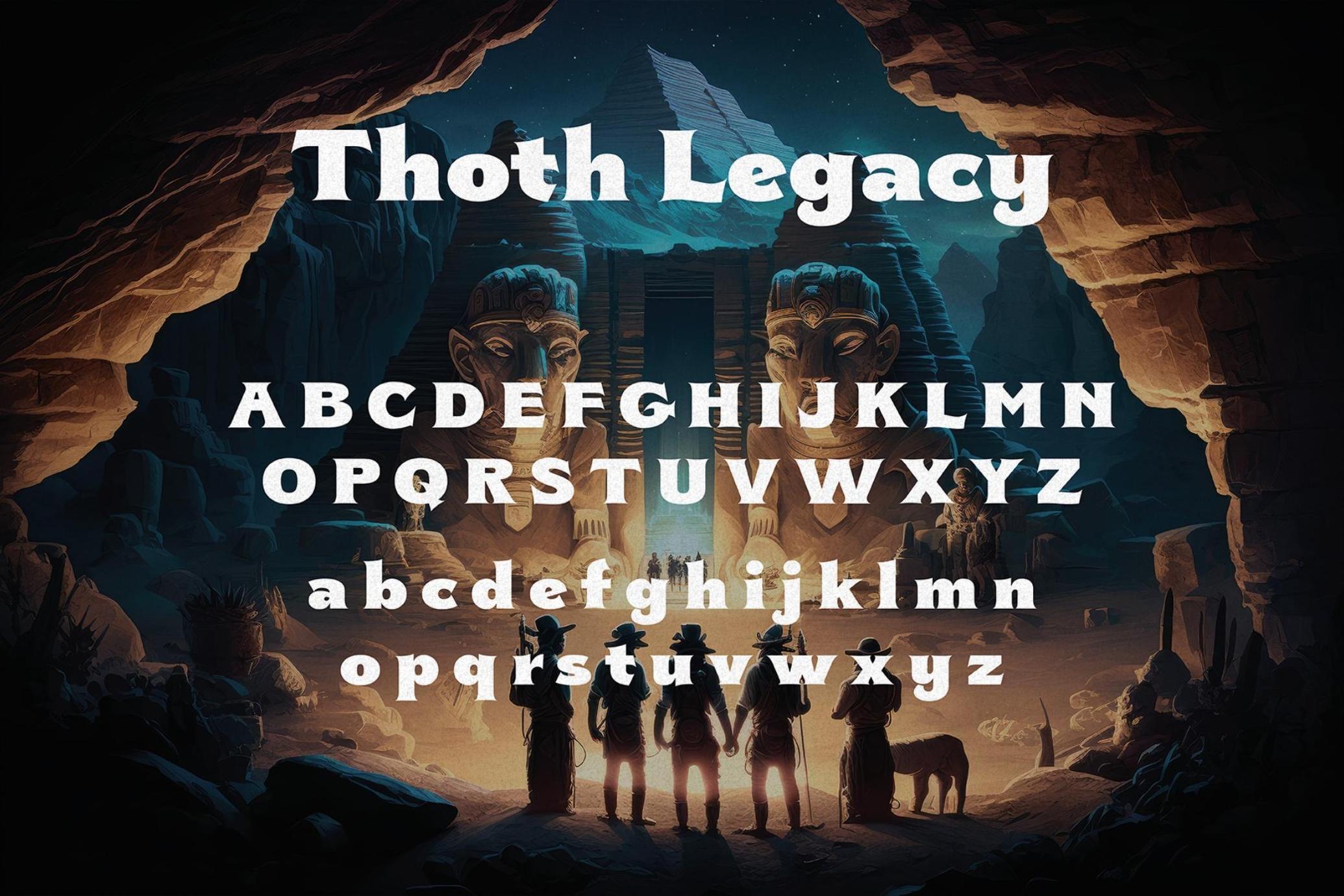 Thoth Legacy - Egyptian Typeface