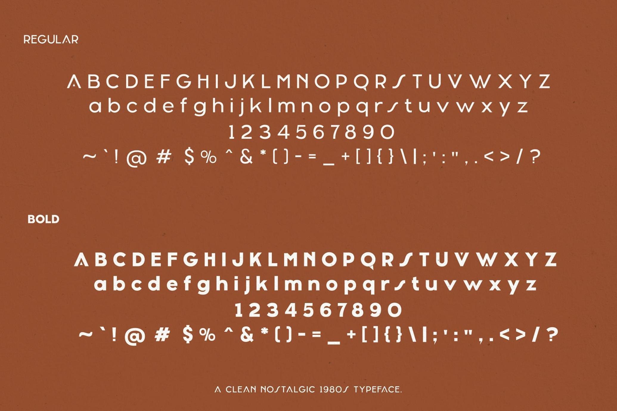 Solid Surge - Nostalgic 1980s Typeface