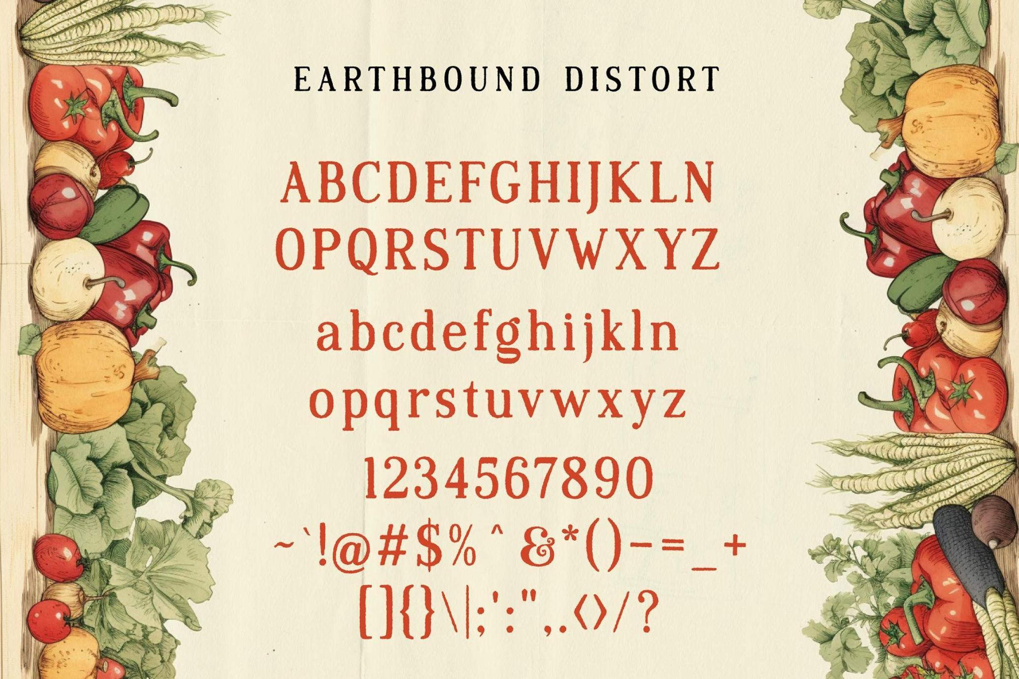 Earthbound - Organic Typeface