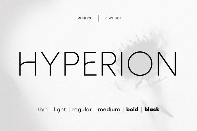 Hyperion - Sleek Modern Sans