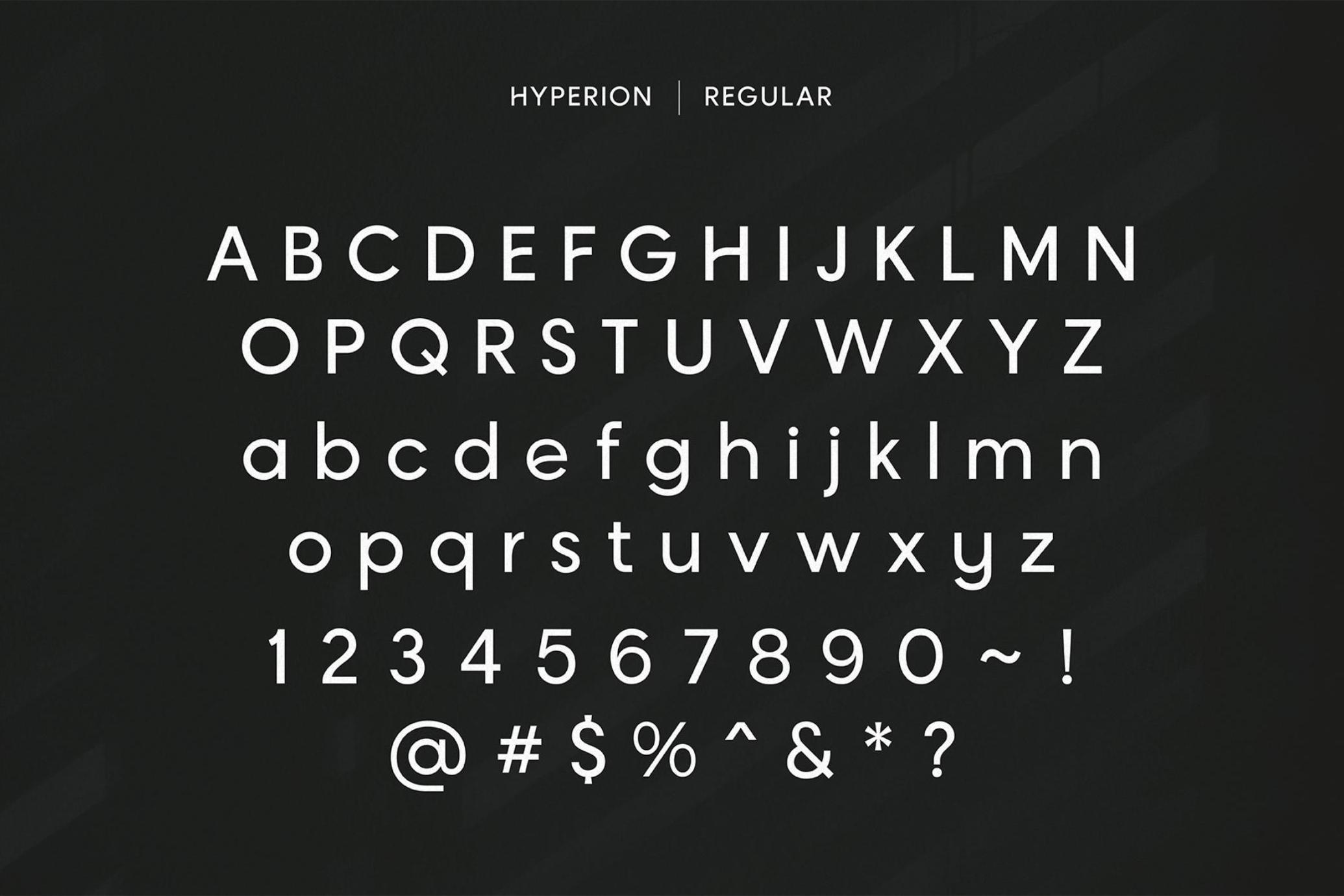 Hyperion - Sleek Modern Sans