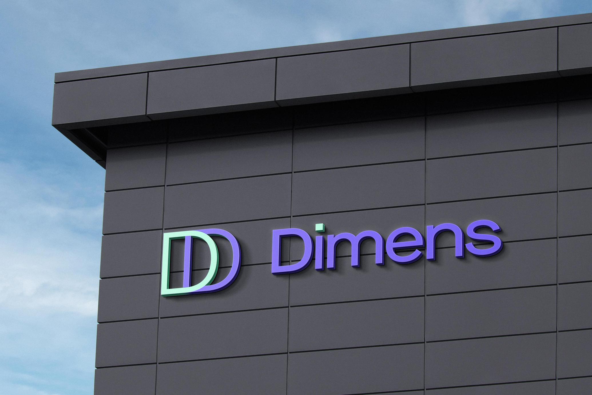 3D Logo Mockup Corporate Building