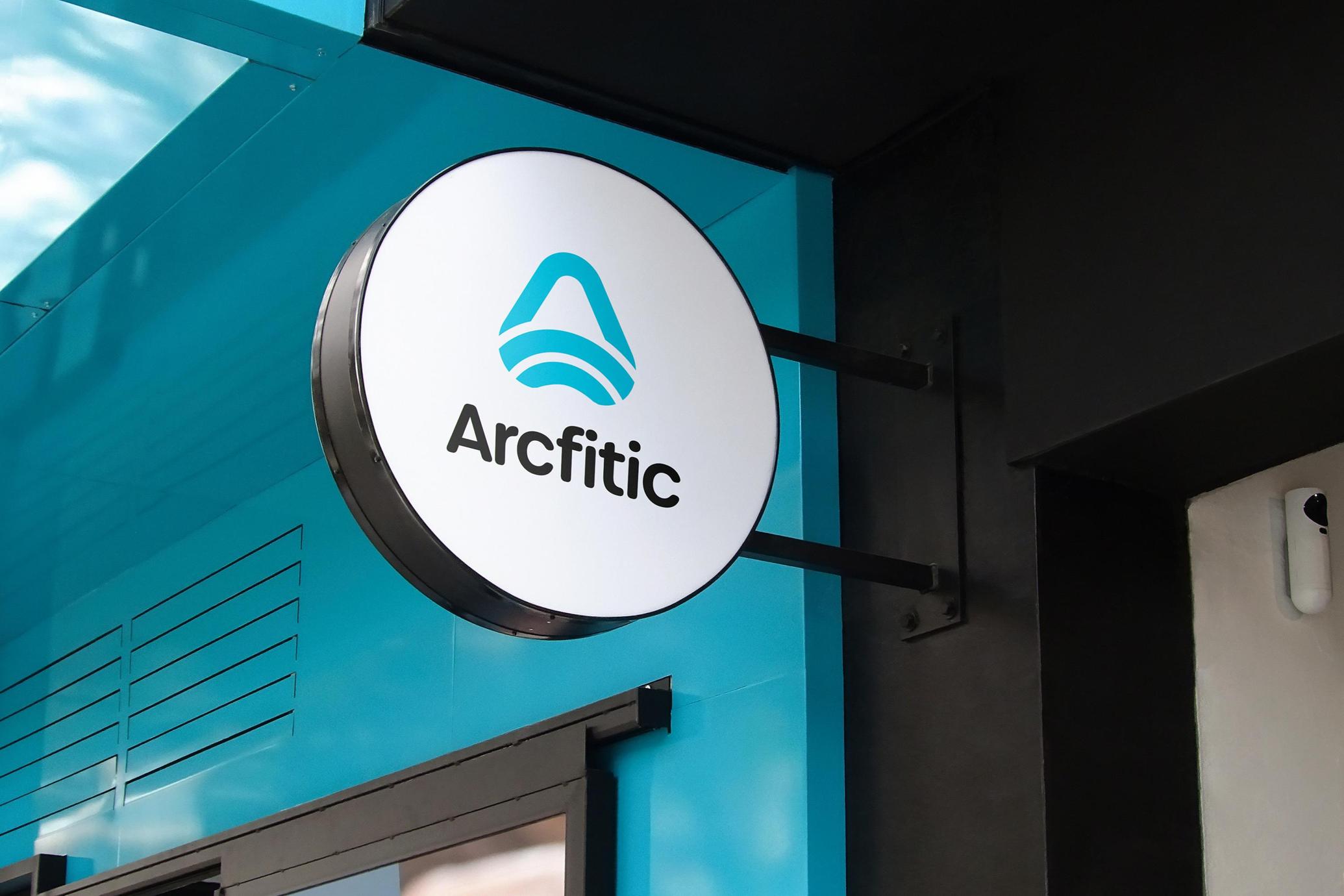 Logo Mockup Store Sport Sign