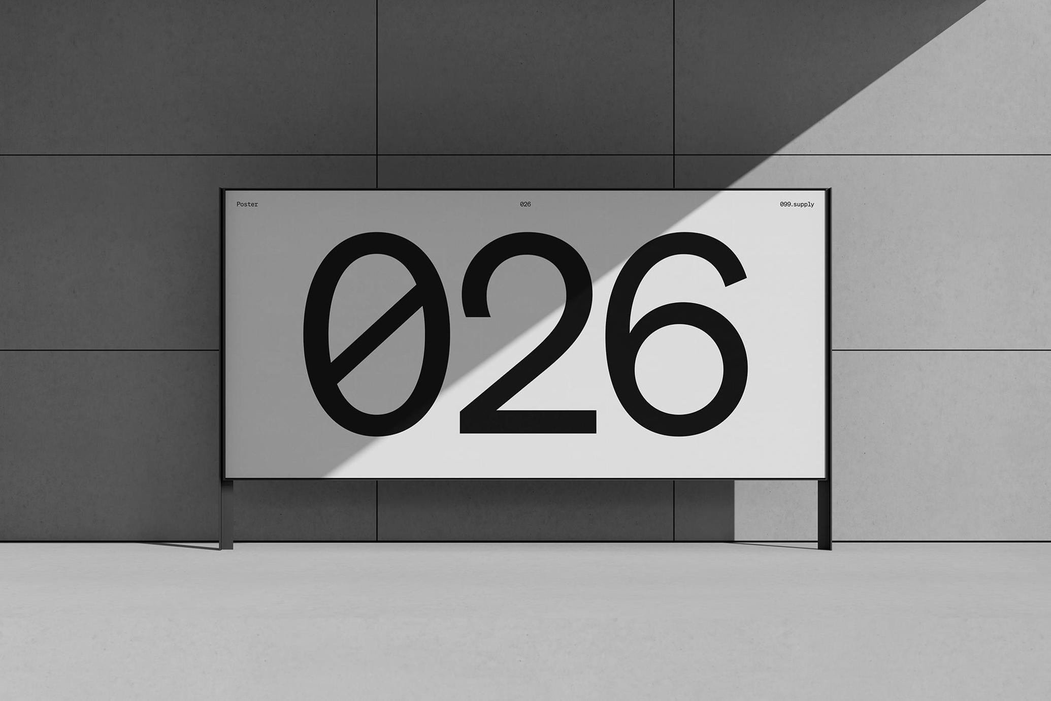 Minimal Outdoor Poster Mockup
