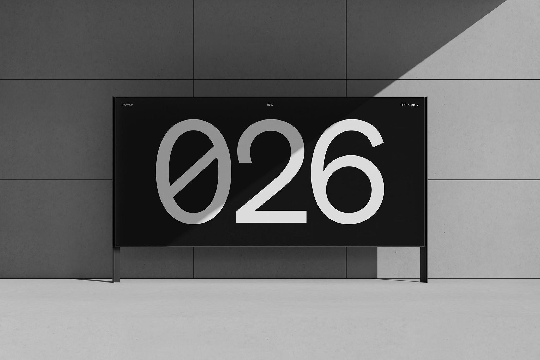Minimal Outdoor Poster Mockup