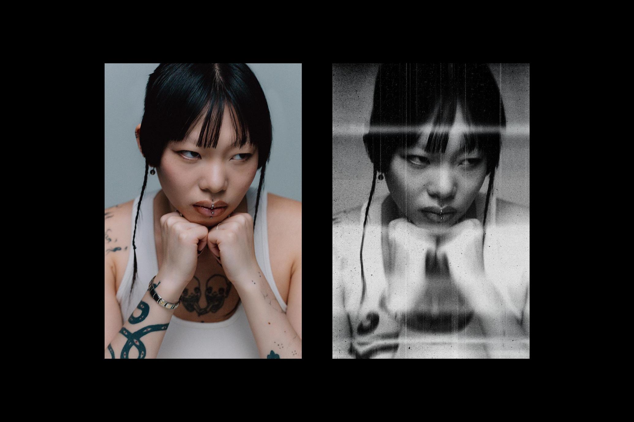 Smudged Scan Poster Effect