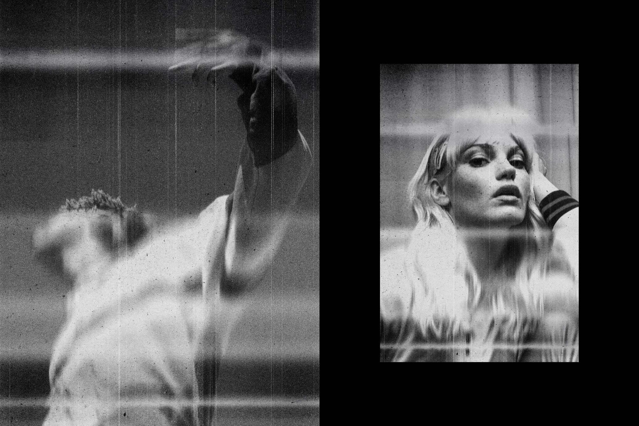 Smudged Scan Poster Effect