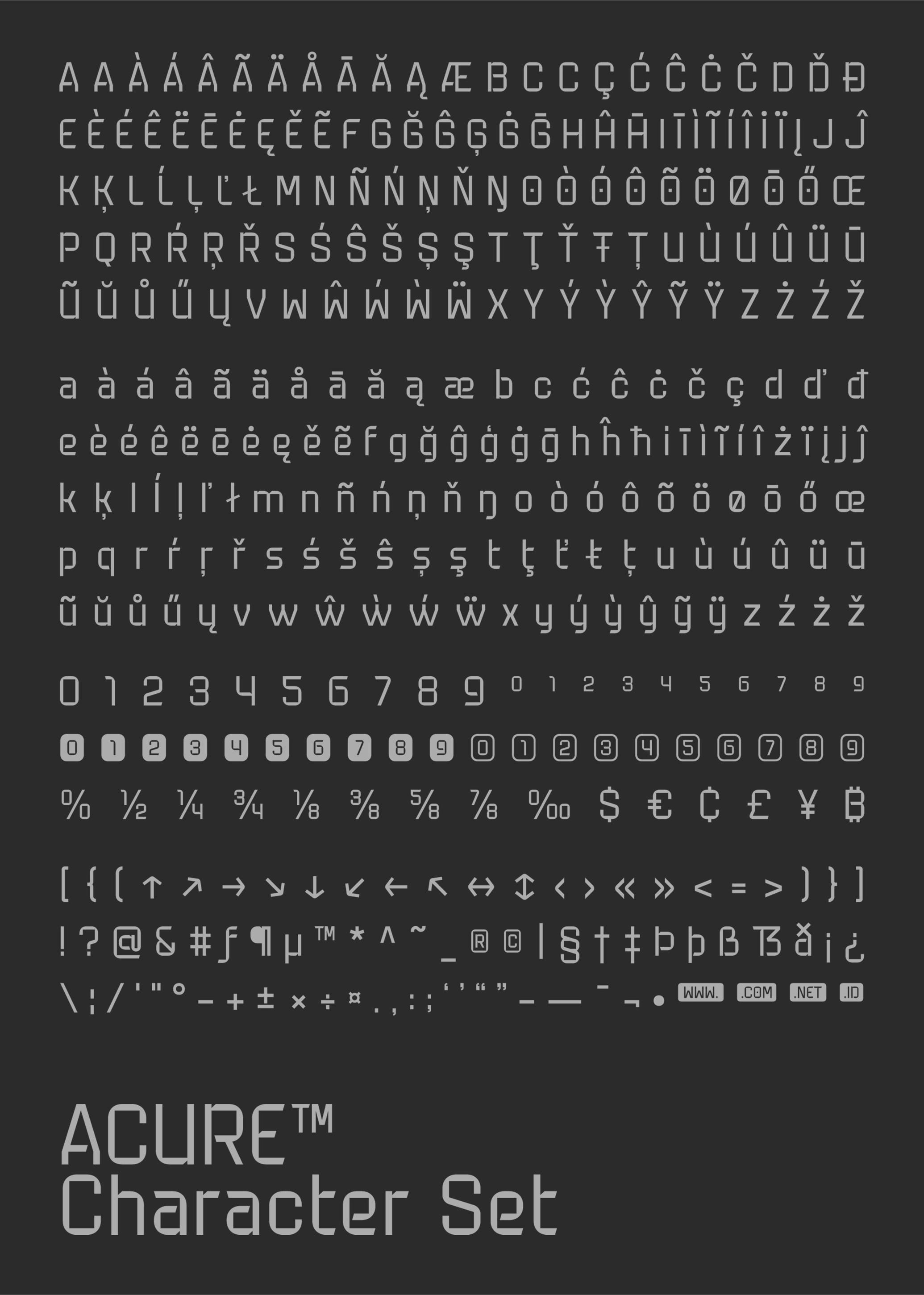 Acure - Display Font