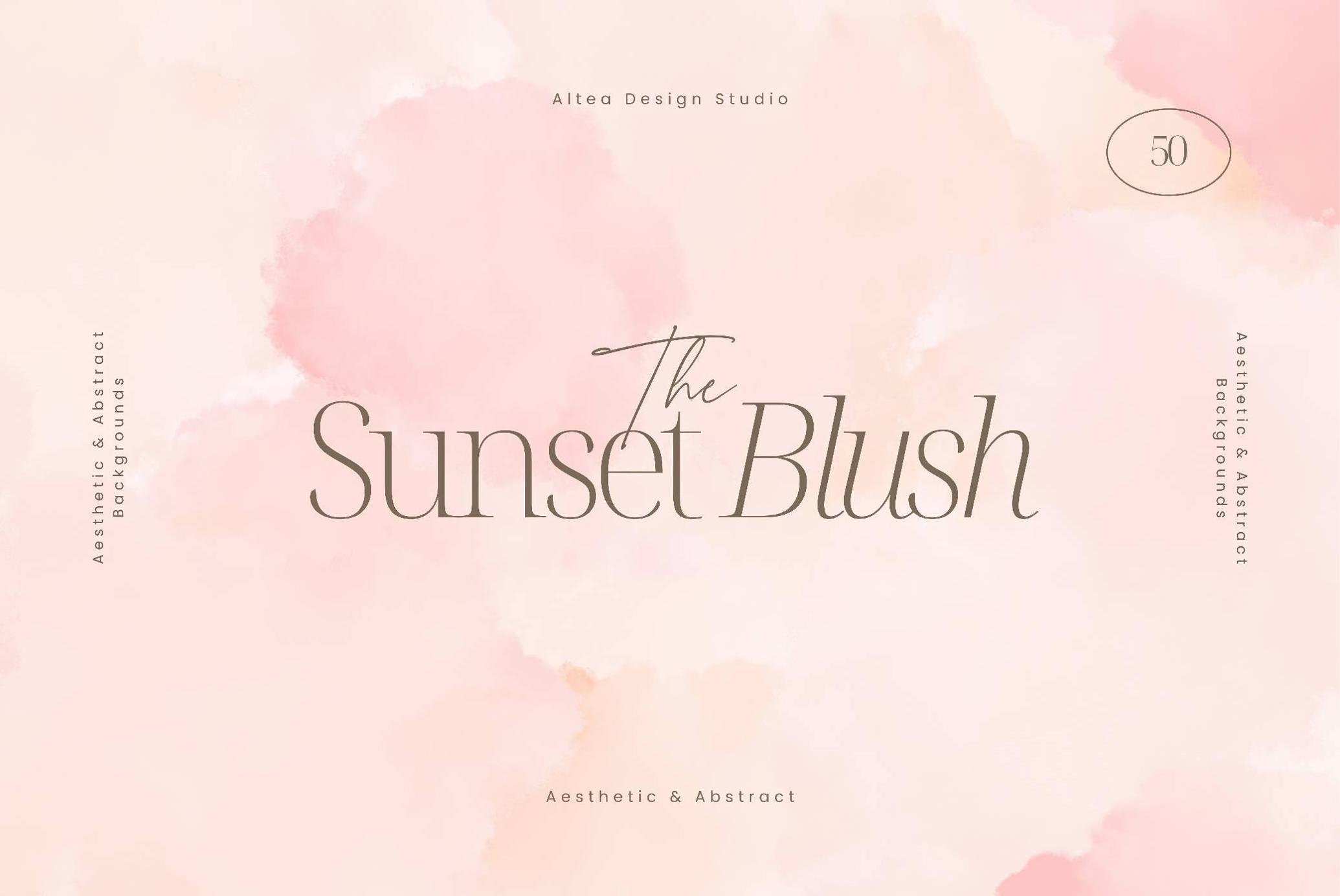 Soft Blush Watercolor Backgrounds