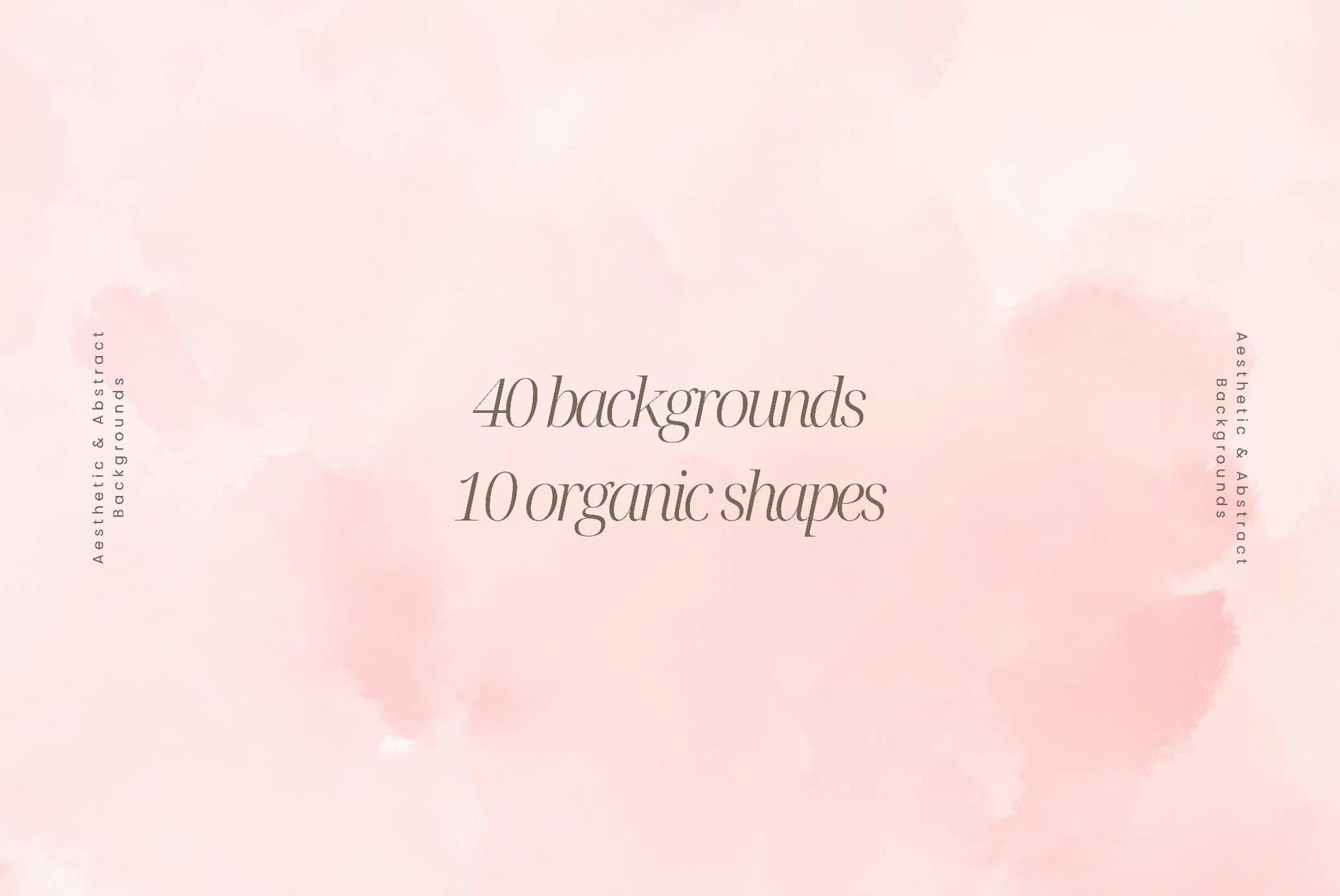 Soft Blush Watercolor Backgrounds