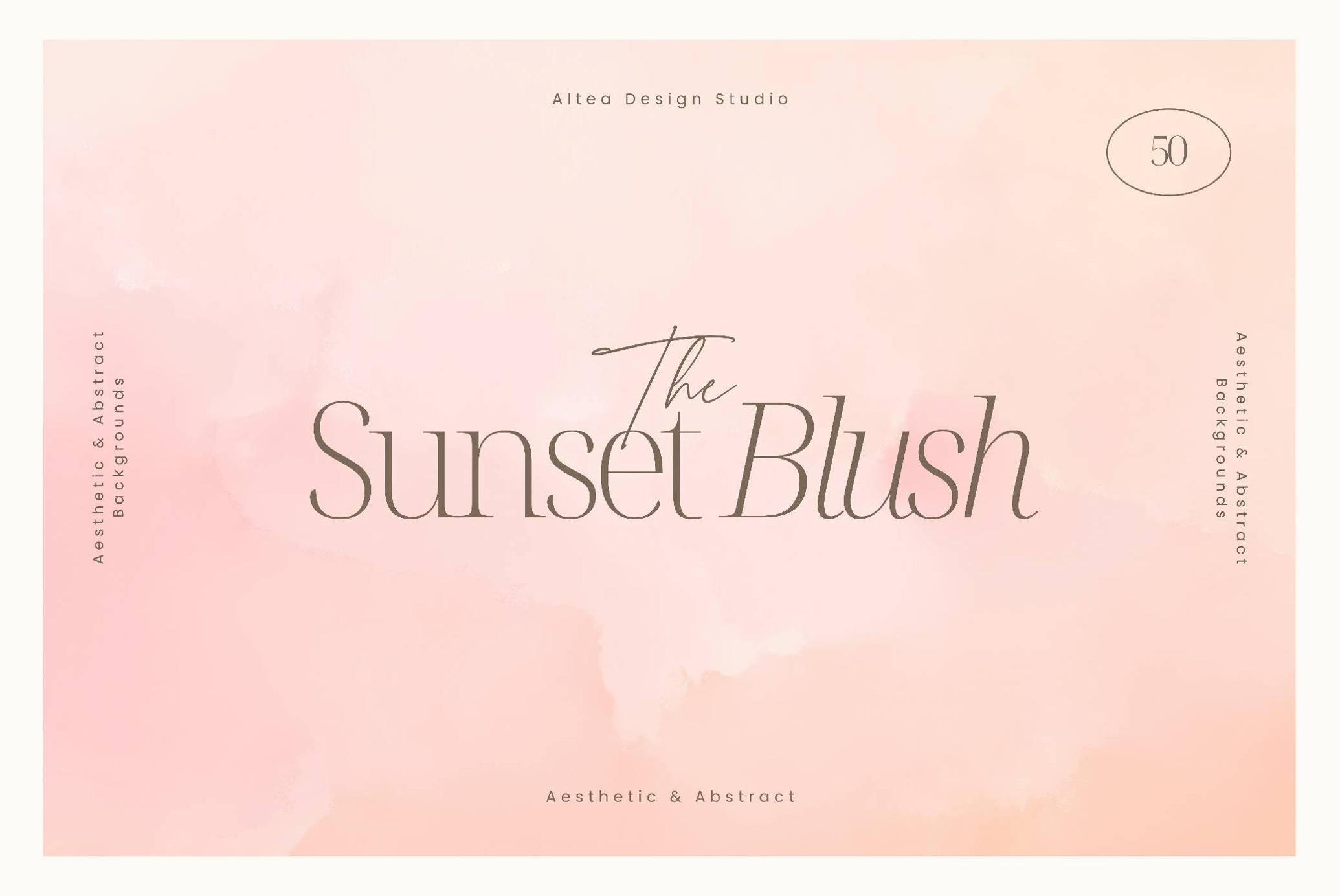 Soft Blush Watercolor Backgrounds