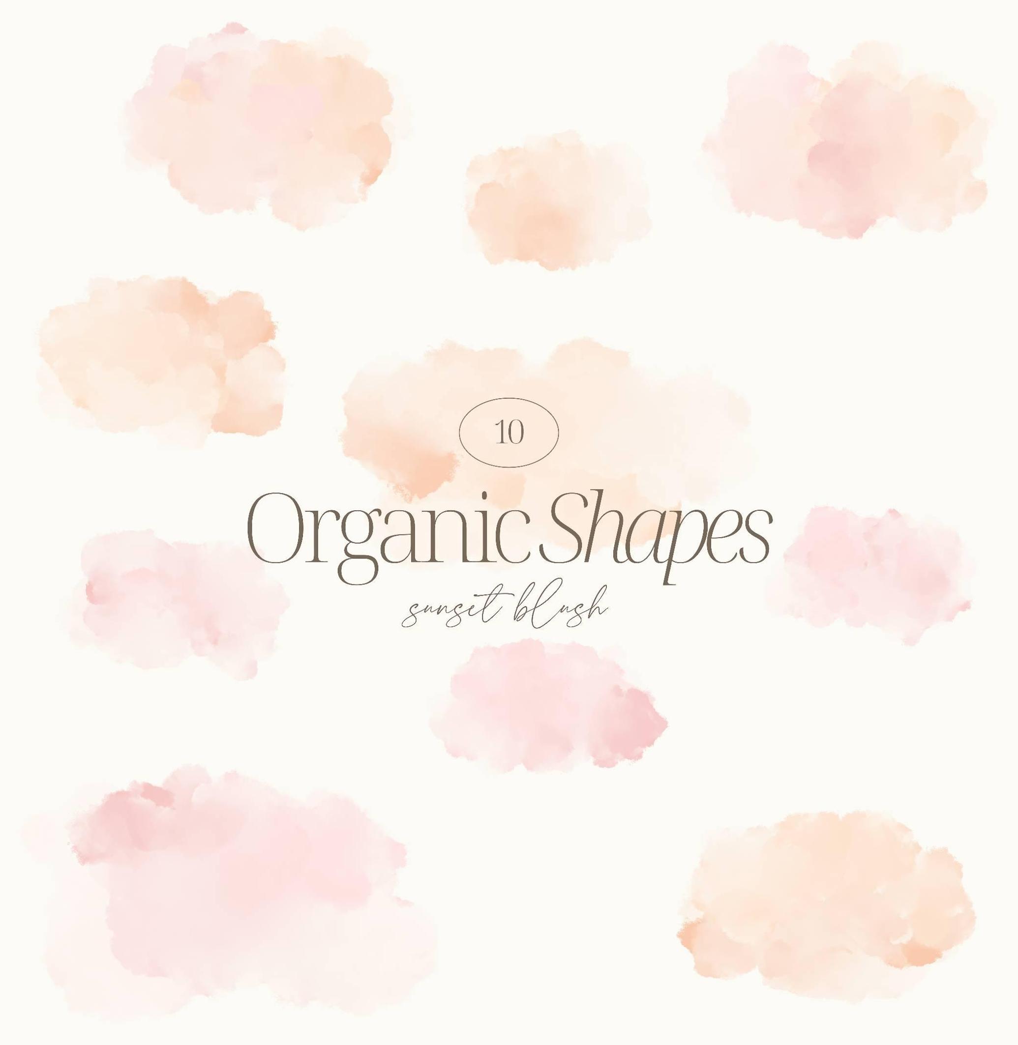 Soft Blush Watercolor Backgrounds
