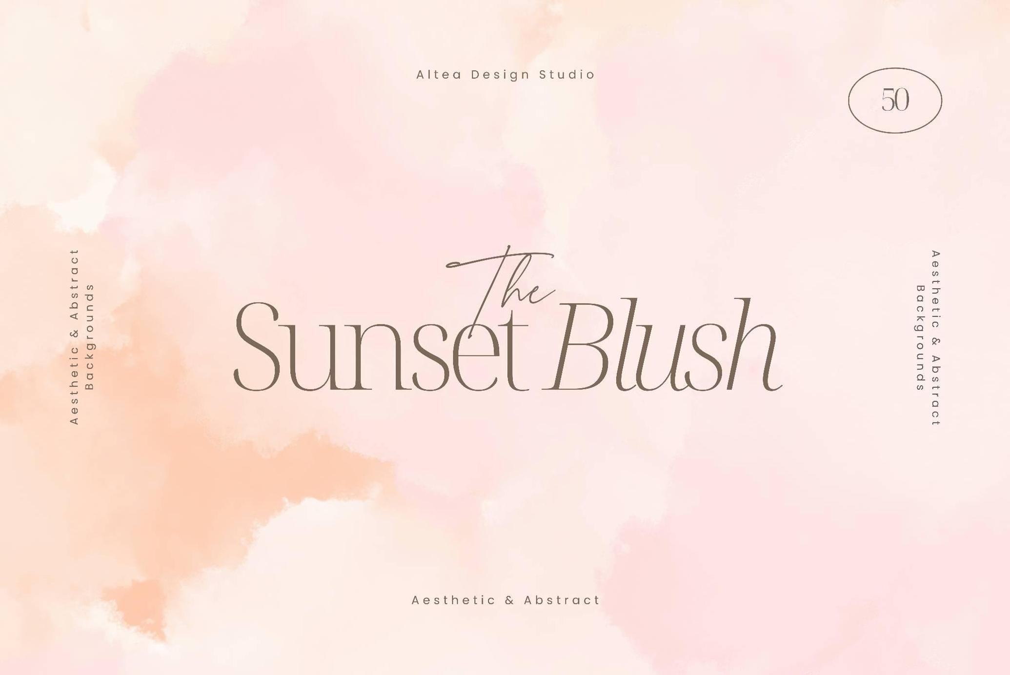 Soft Blush Watercolor Backgrounds