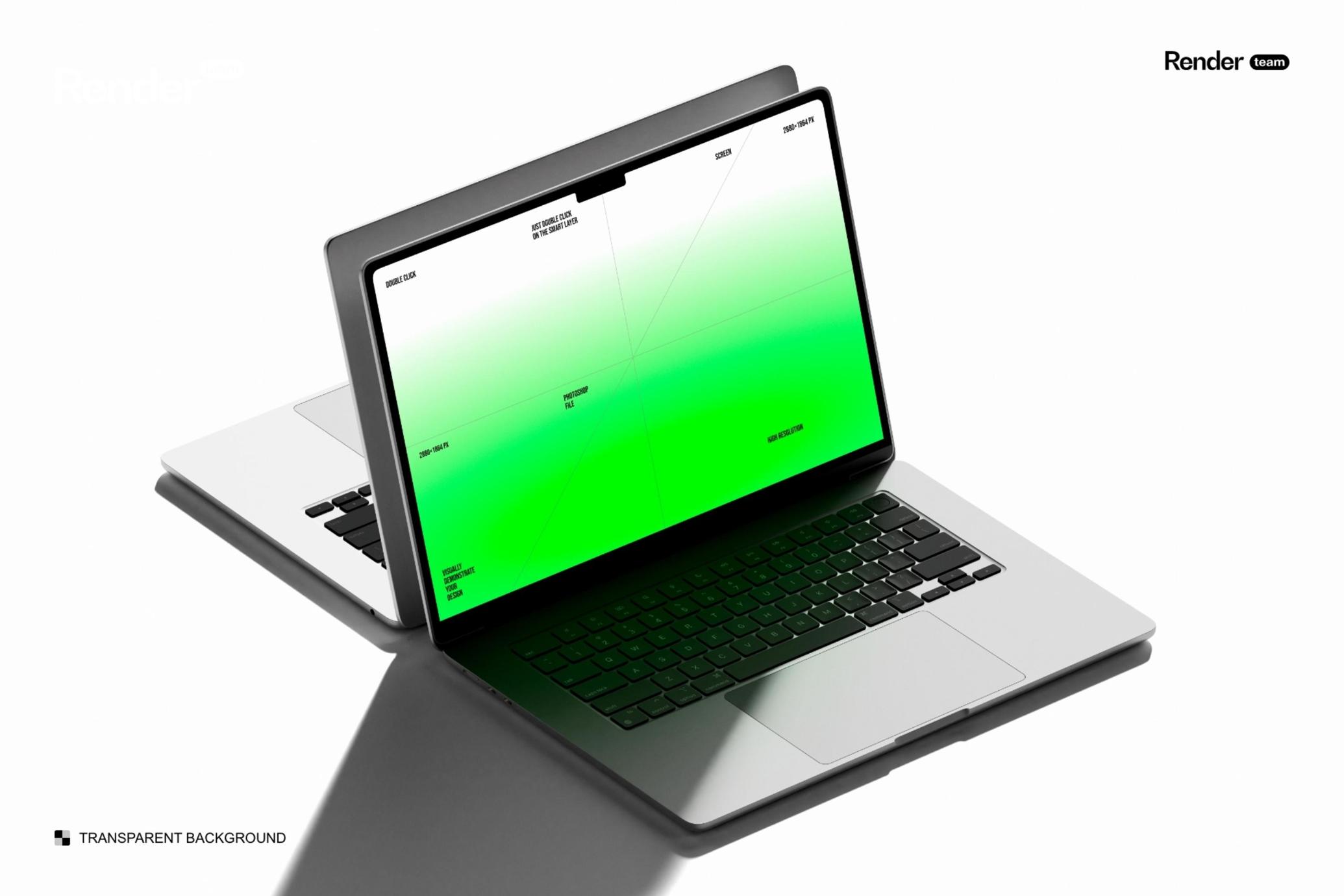 MacBook Air Mockup Set