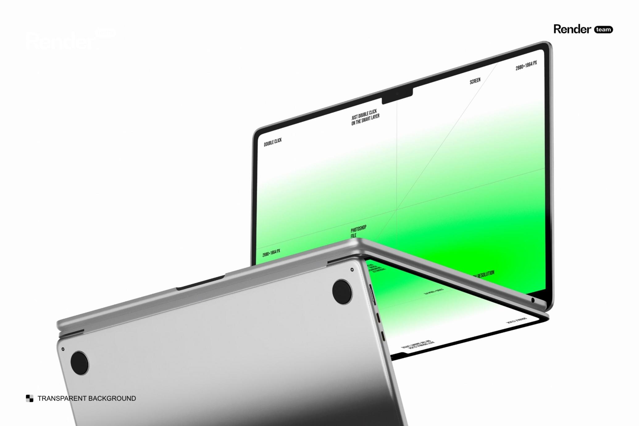 MacBook Air Mockup Set
