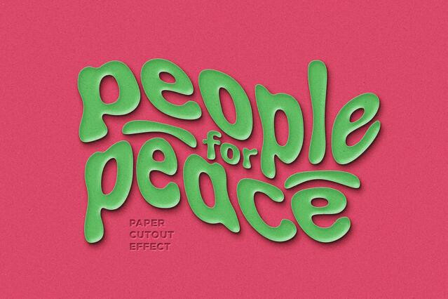 Paper Cutouts Text & Logo Effect