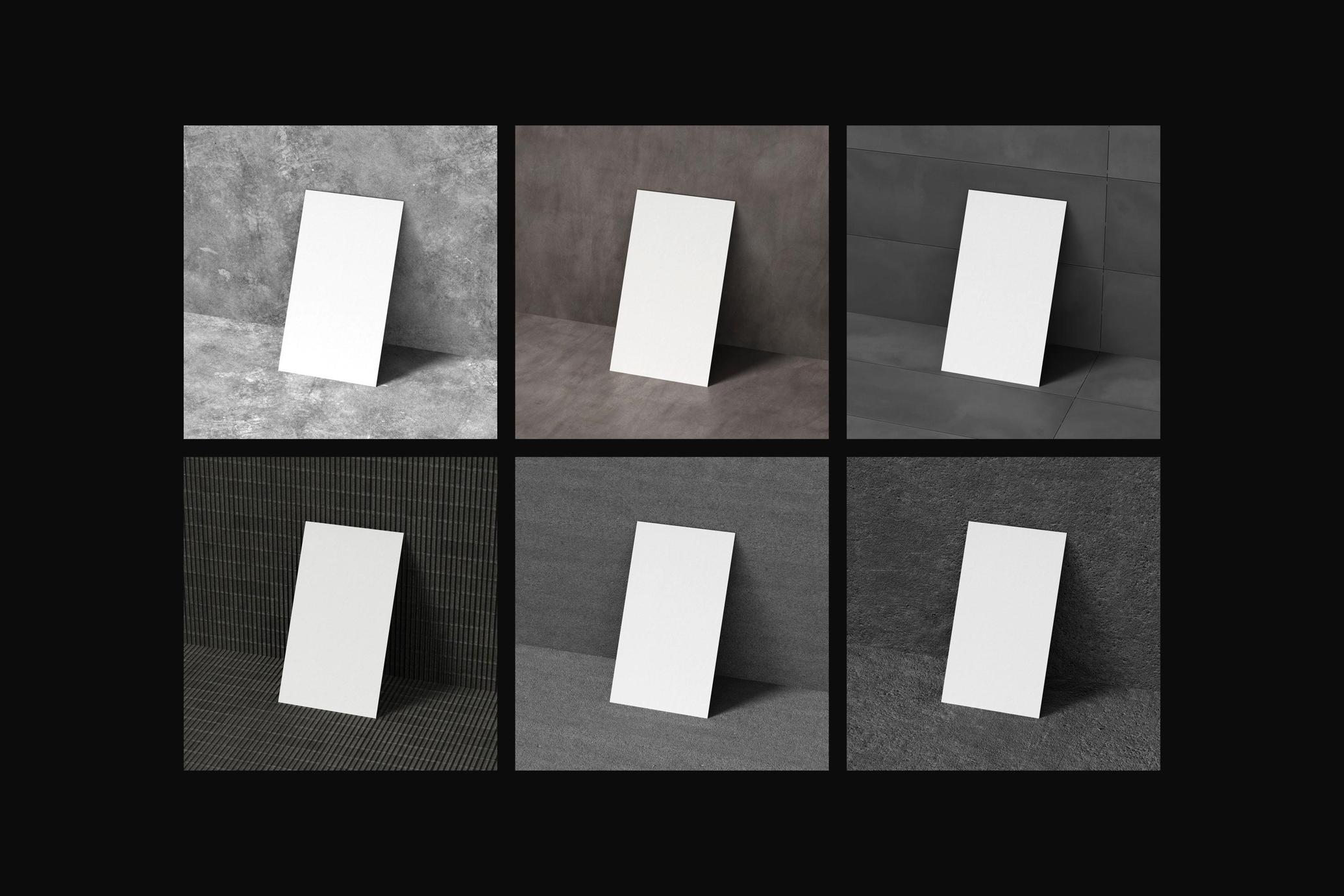 90x50mm Business Card Mockup