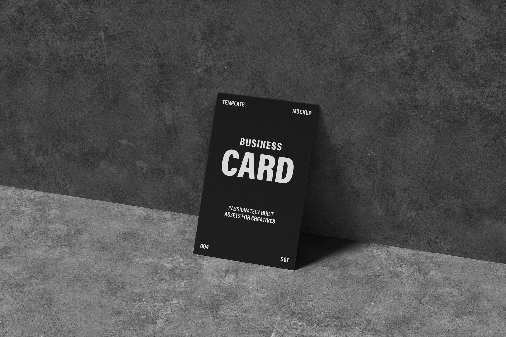 85x55mm Business Card Mockup